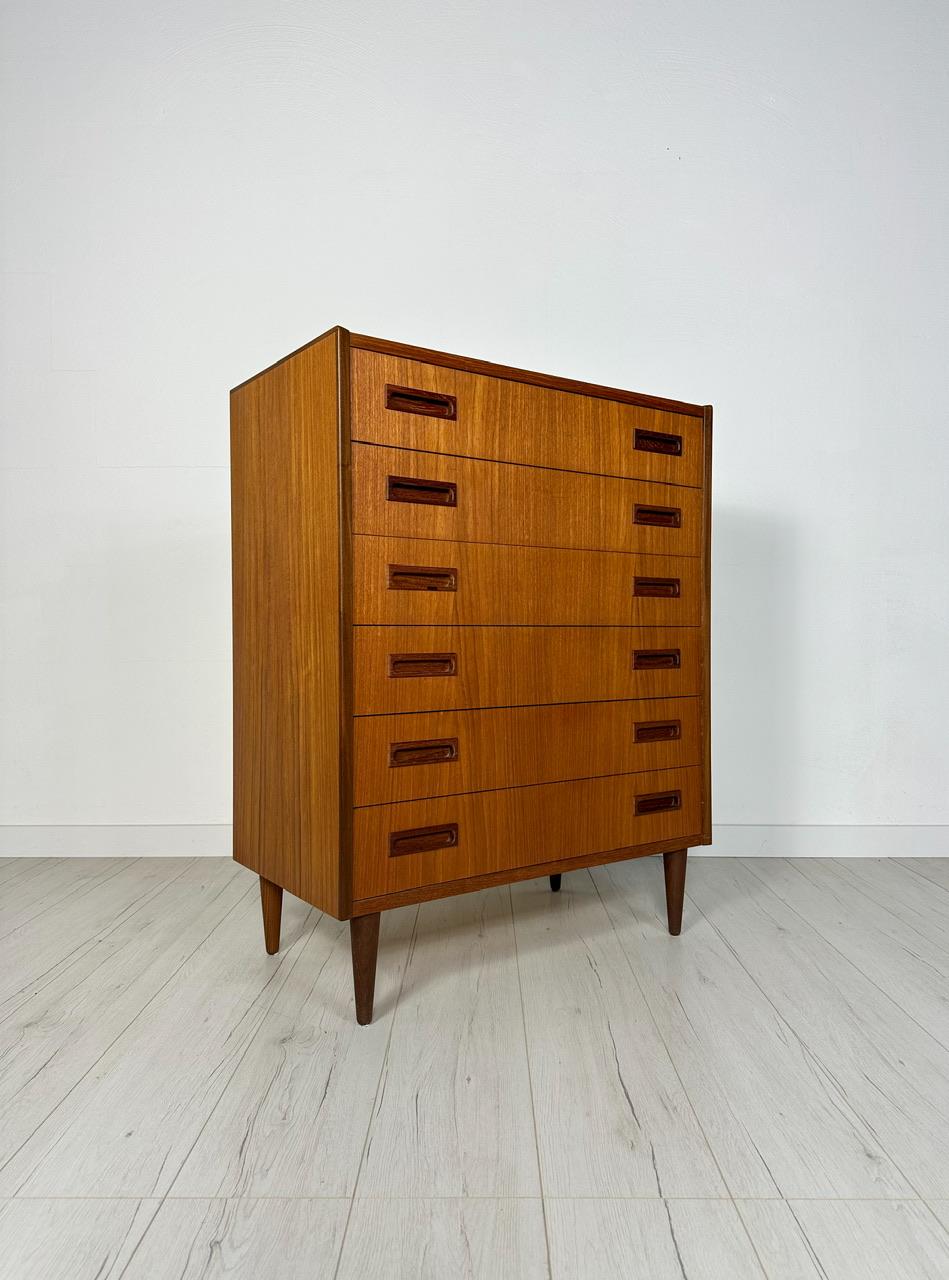 Vintage Danish Teak Dresser, 1960s