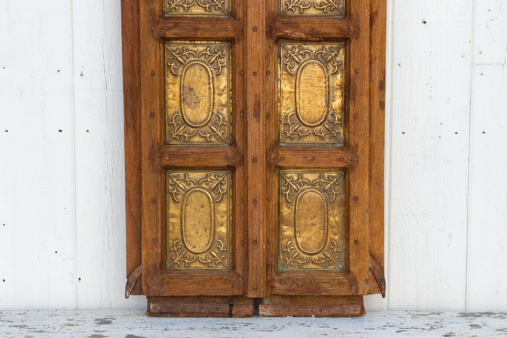 Antique Brass Inset Indian Doors