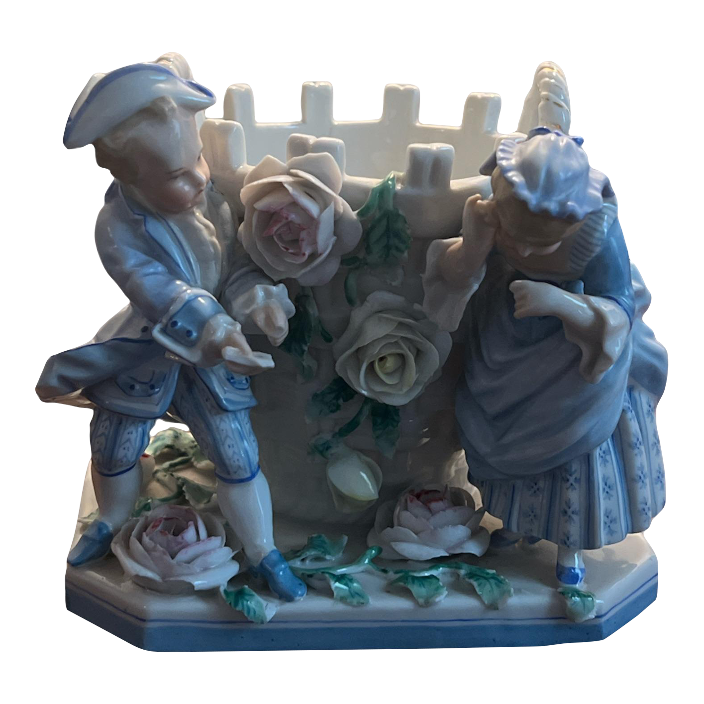 Antique 1890 Circa Sitzendorf Figurine Planter Chairish