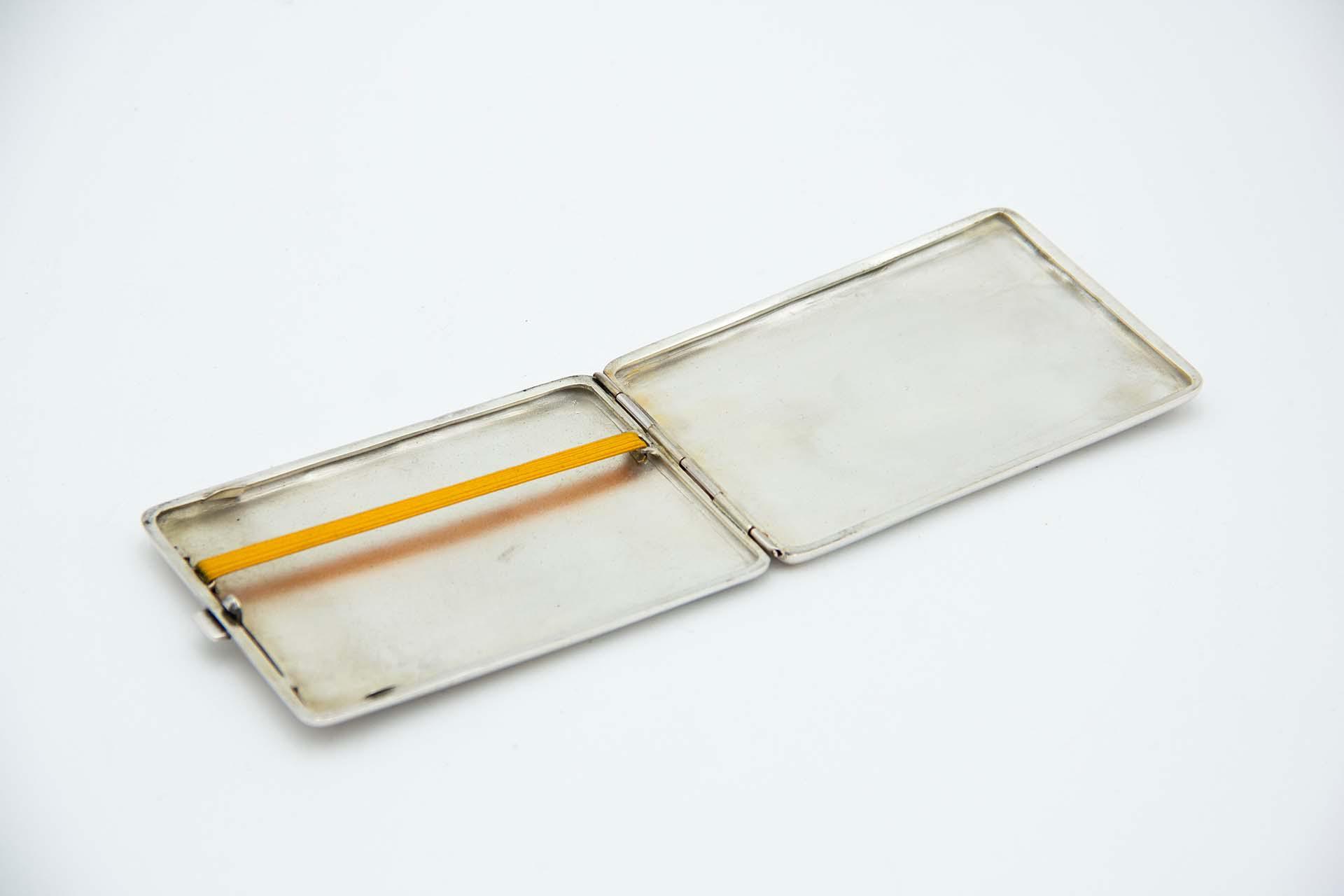 cigarette box artwork French art deco cigarette case from 1923