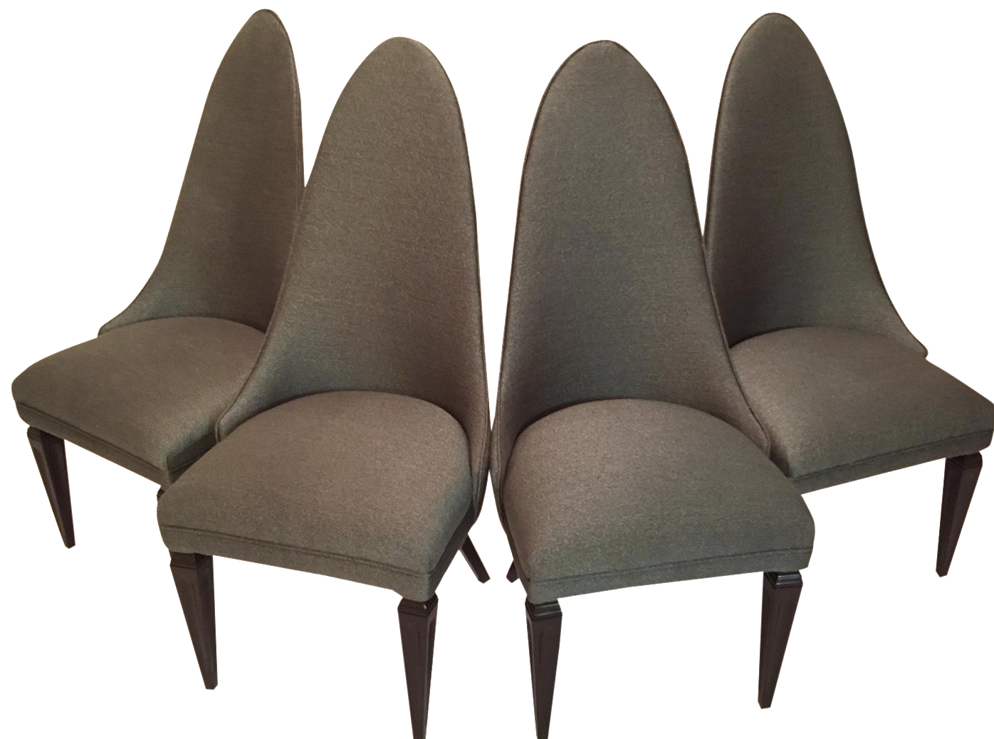 Vintage Spoon Back Dining Chairs Set of 4 Chairish