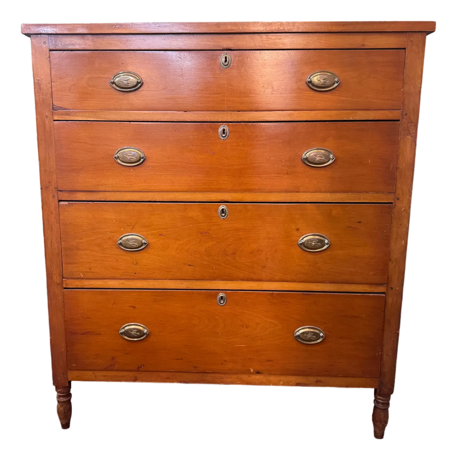 vintage cherry wood dresser Heritage Rustic 8 Drawer The 19th Vintage Sanford Furniture NC Cherry