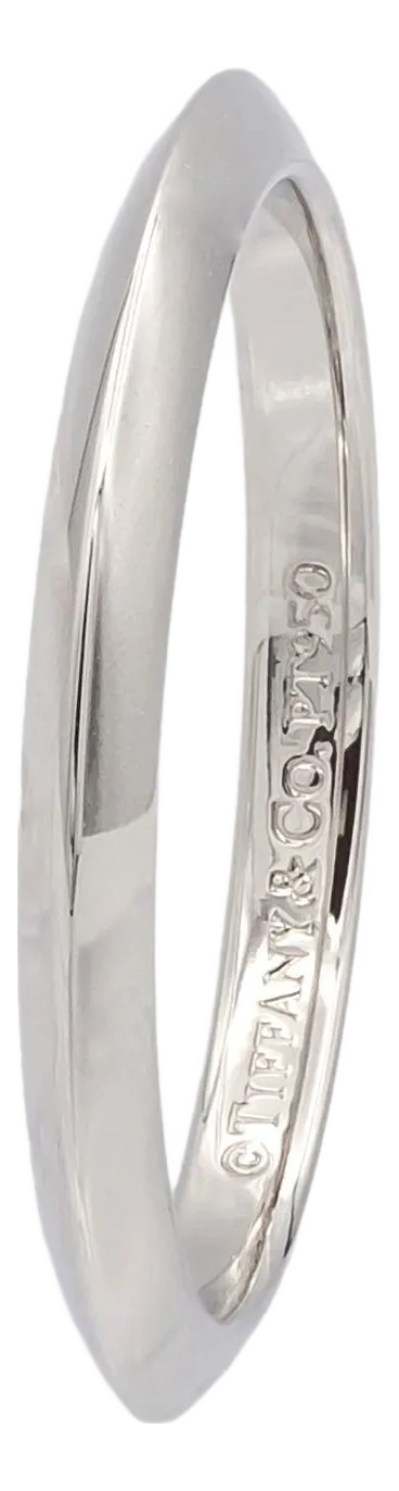 アクセサリー Tiffany & co. Vintage Knife Edge Ring Late 20th Century Vintage Tiffany & Co. Platinum Knife-Edge
