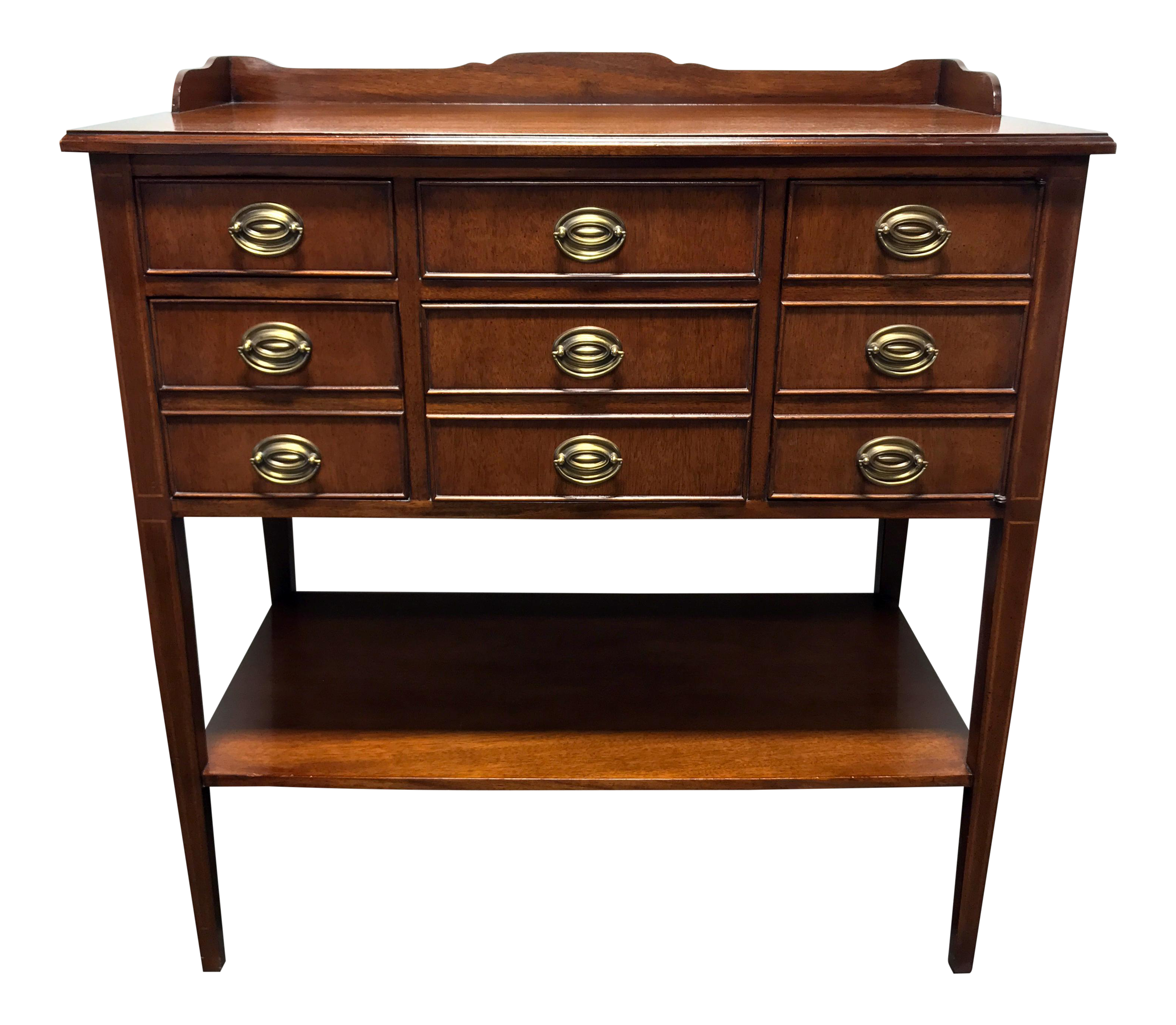 WELLINGTON HALL Inlaid Mahogany Federal Server Buffet