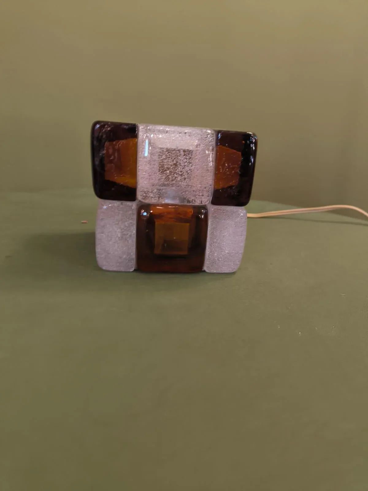 Cube Table Lamp from Poliarte, 1970s main image 0