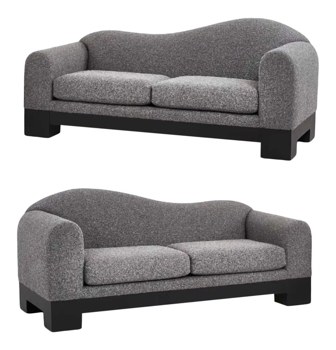 Pair of Postmodern Sofas by Directional Furniture, 1980 Chairish
