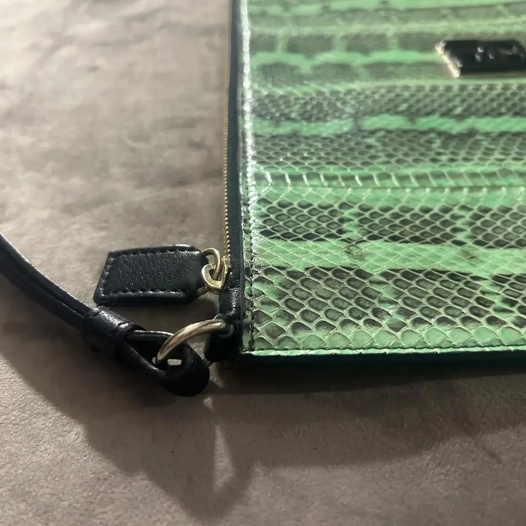 EMILIO PUCCI PYTHON BELT NEVER WORN A 21st Century Green Print Python Belt Bag by Emilio Pucci  main image 4