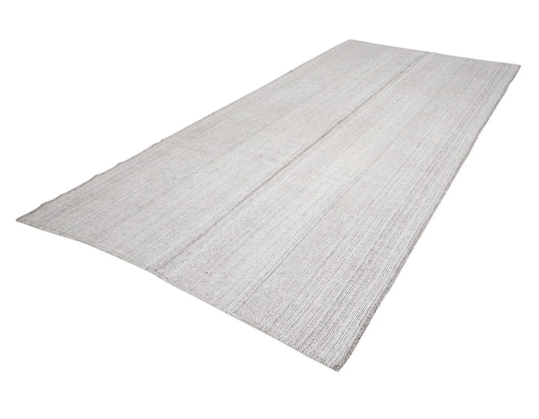 Vintage Gray Modern Turkish Kilim Rug
