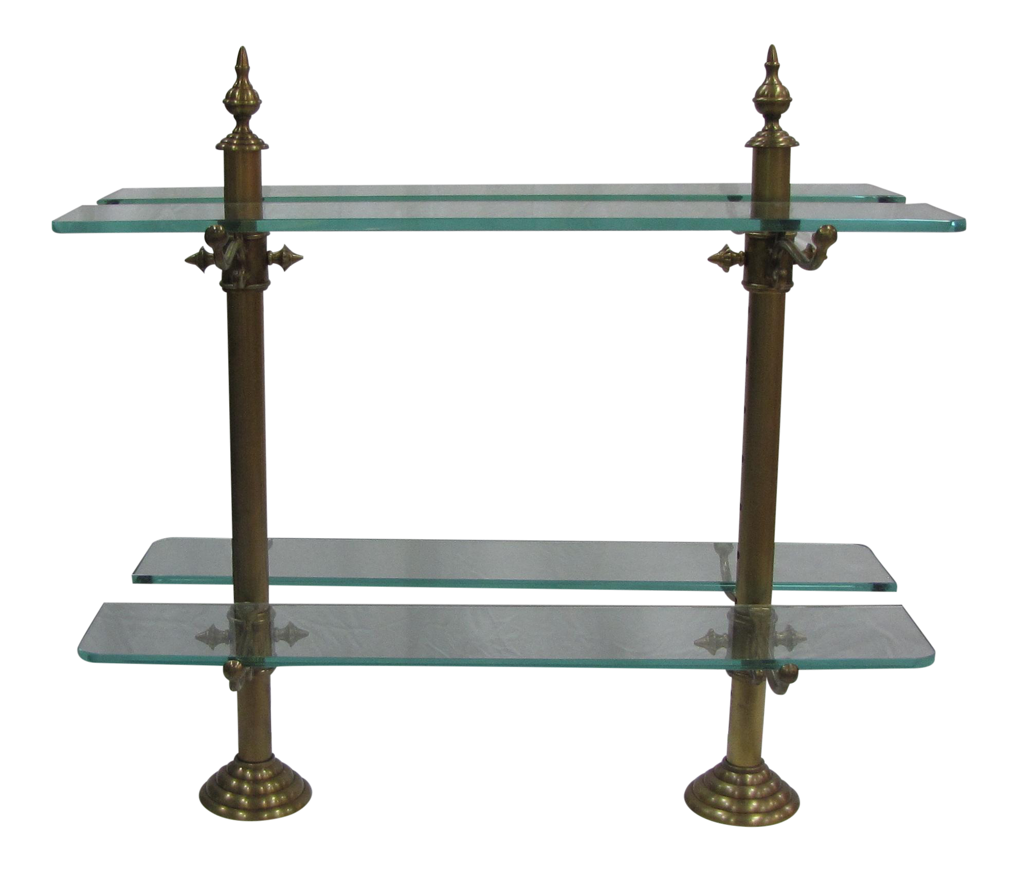 Brass, Marble & Glass Pastry Stand Chairish
