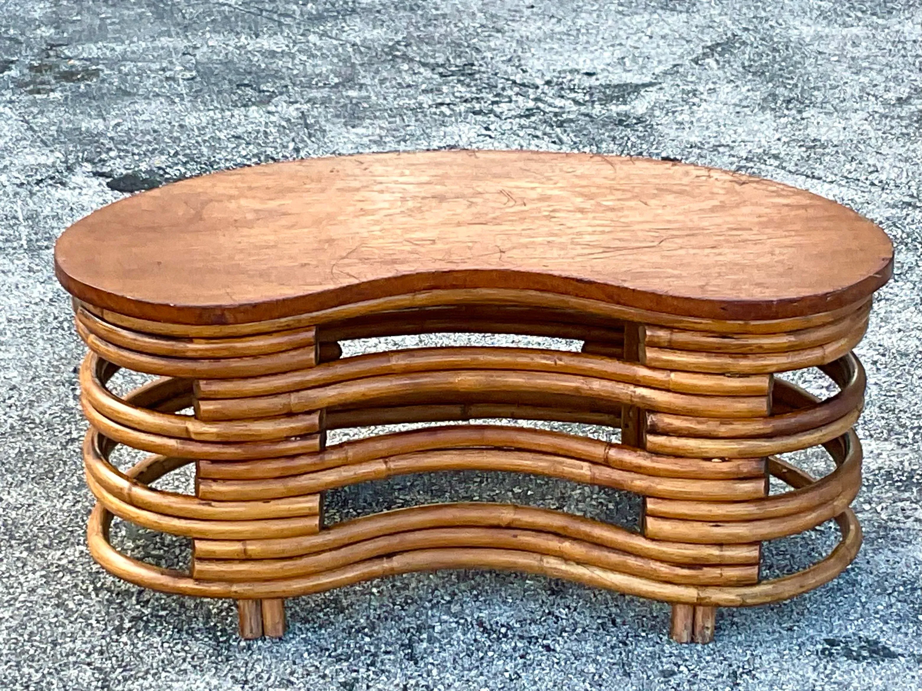 90's Vintage Bean Table