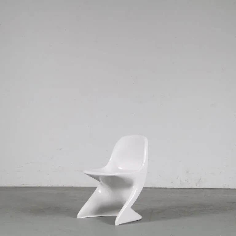 White Casalino Children\'s Chair by Alexander Begge for Casala, Germany, 2000s