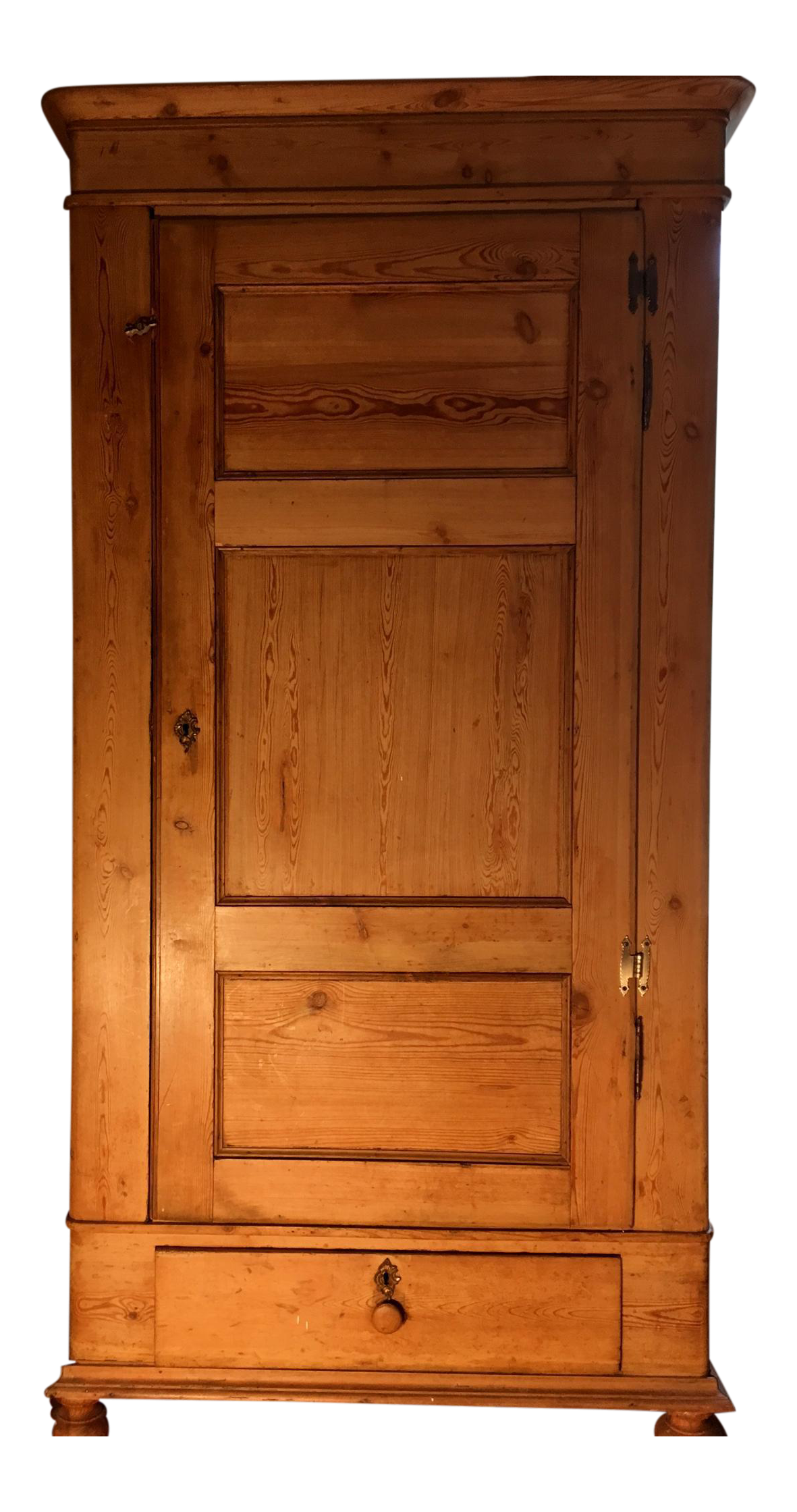 French Country Pine Armoire Chairish