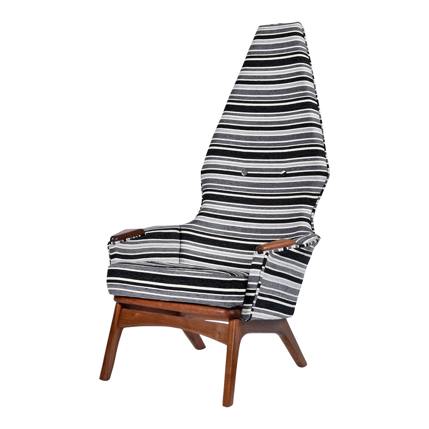 Restored Adrian Pearsall for Craft Associates 2056C High Back Lounge