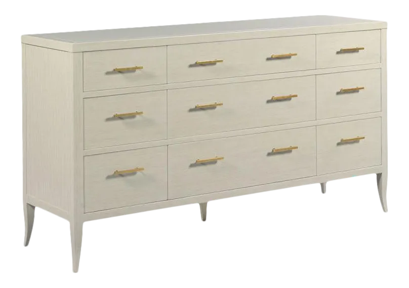 Marseille Double Dresser in Light Gray Chairish