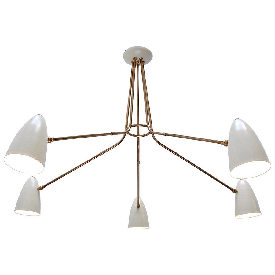 Lumfardo 5 Arm Flush Mount Chandelier Chairish
