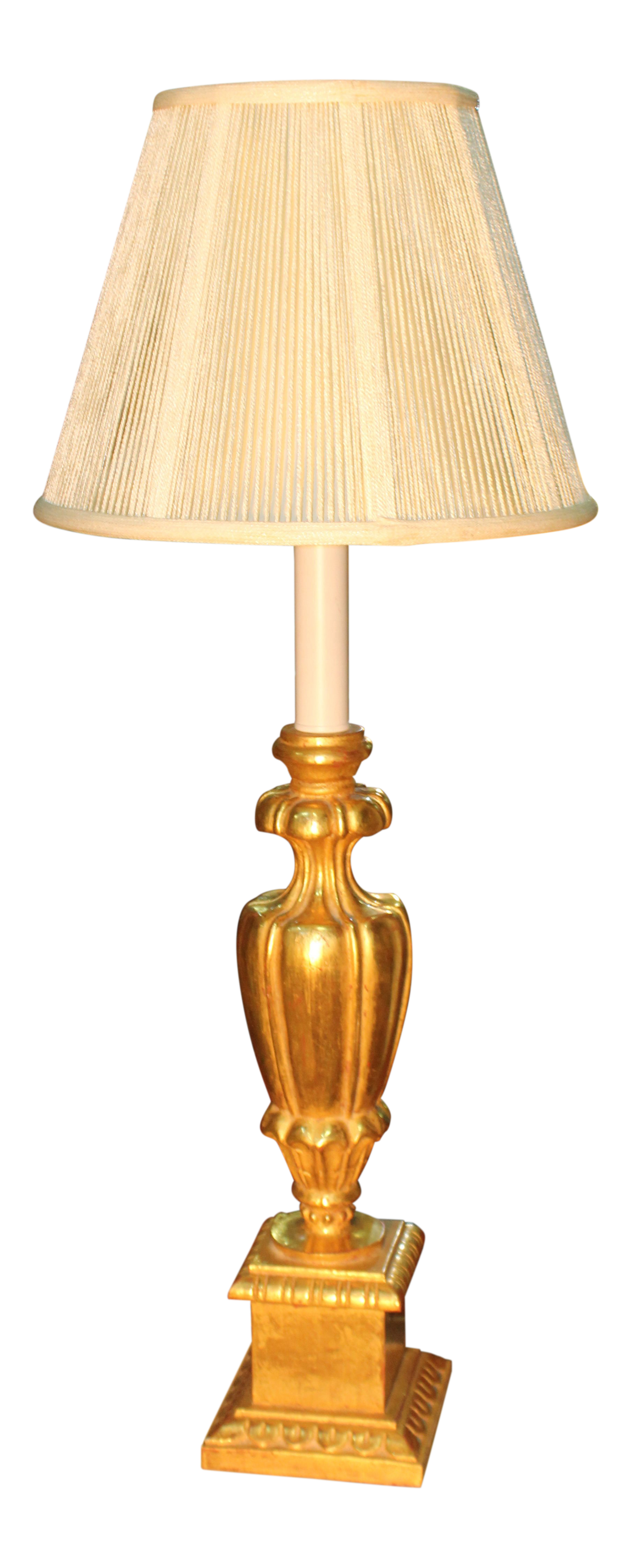 gold leaf table lamp