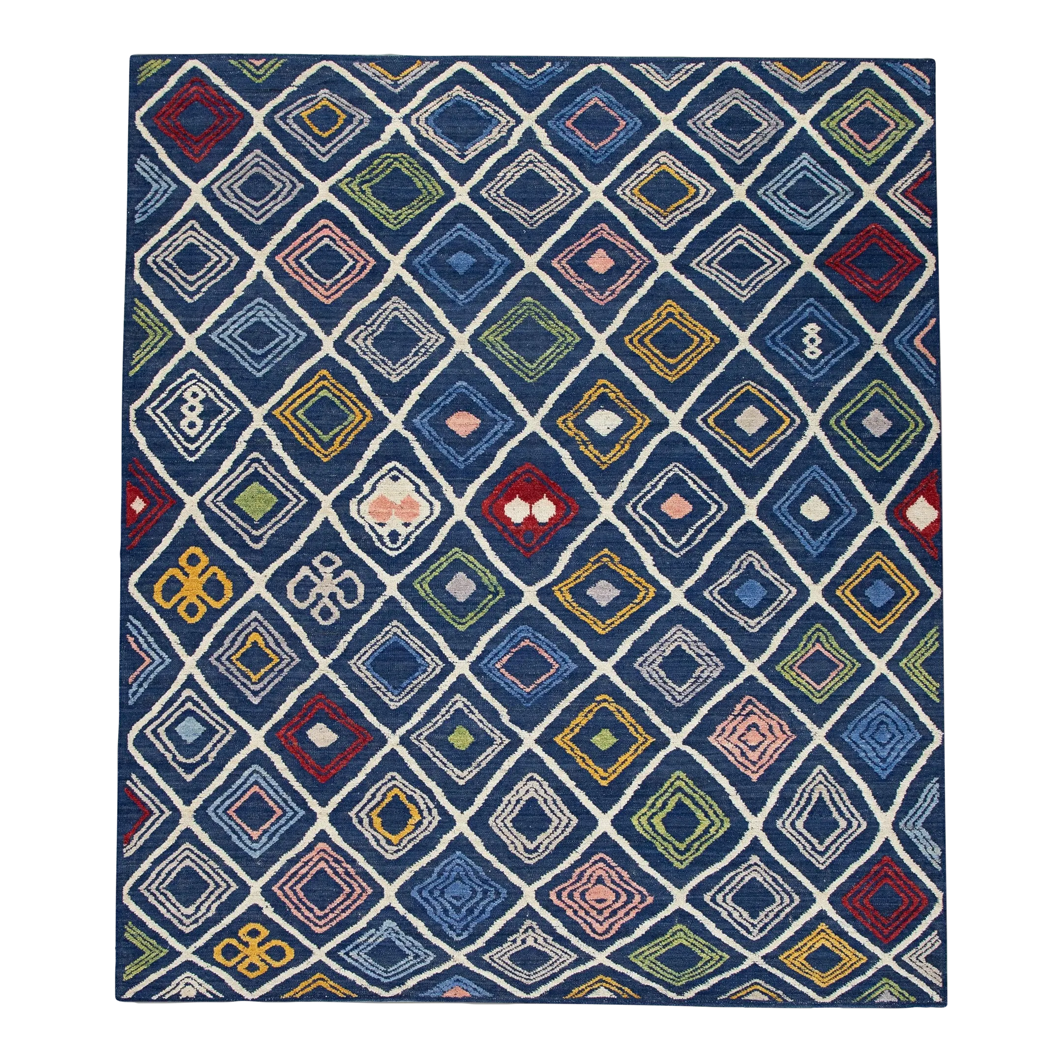Handmade Modern Kilim Rug 8\'11\