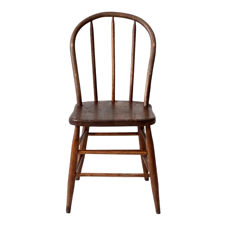Antique Spindle Back Chair Chairish