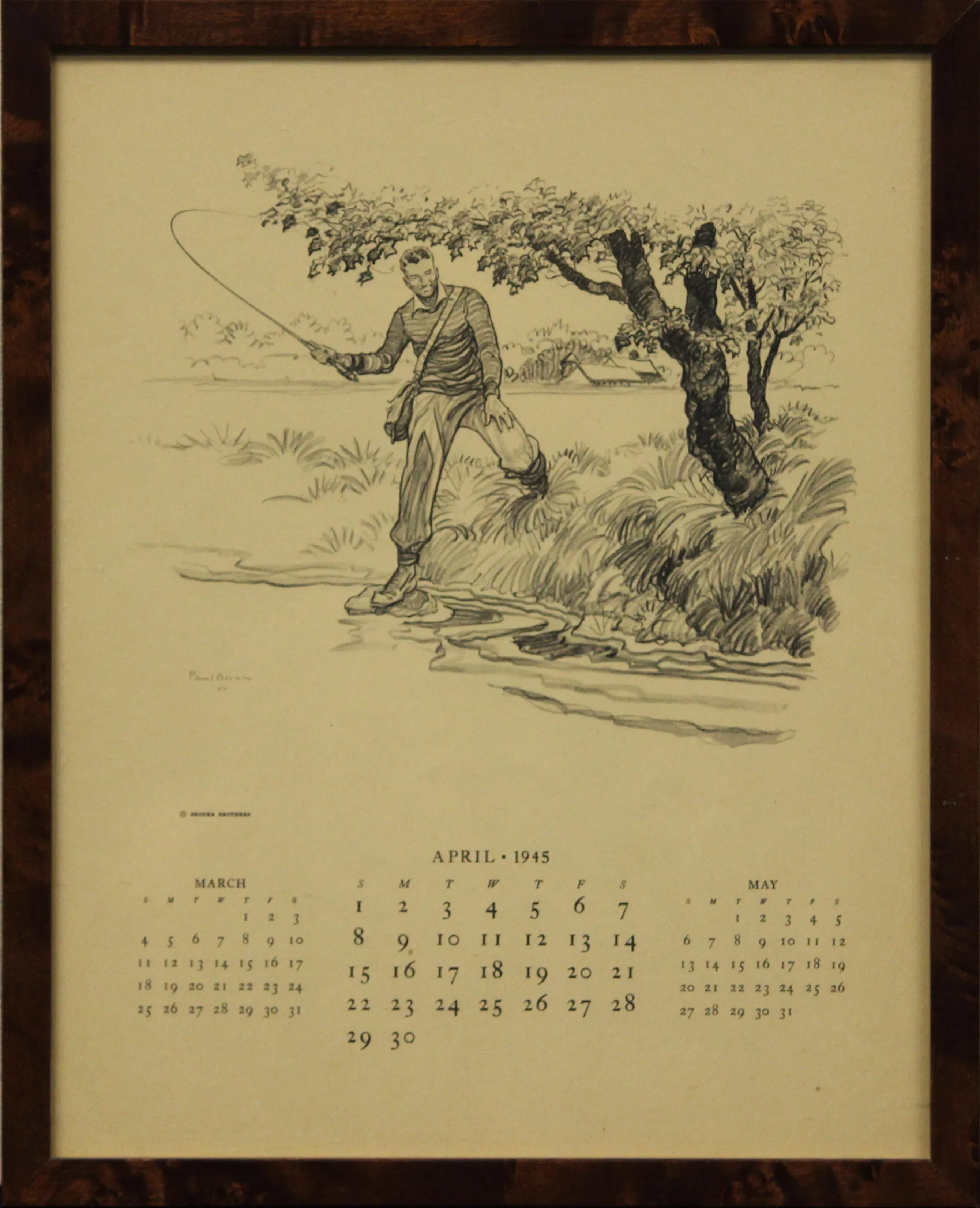 Brooks Brothers Calendar, April 1945
