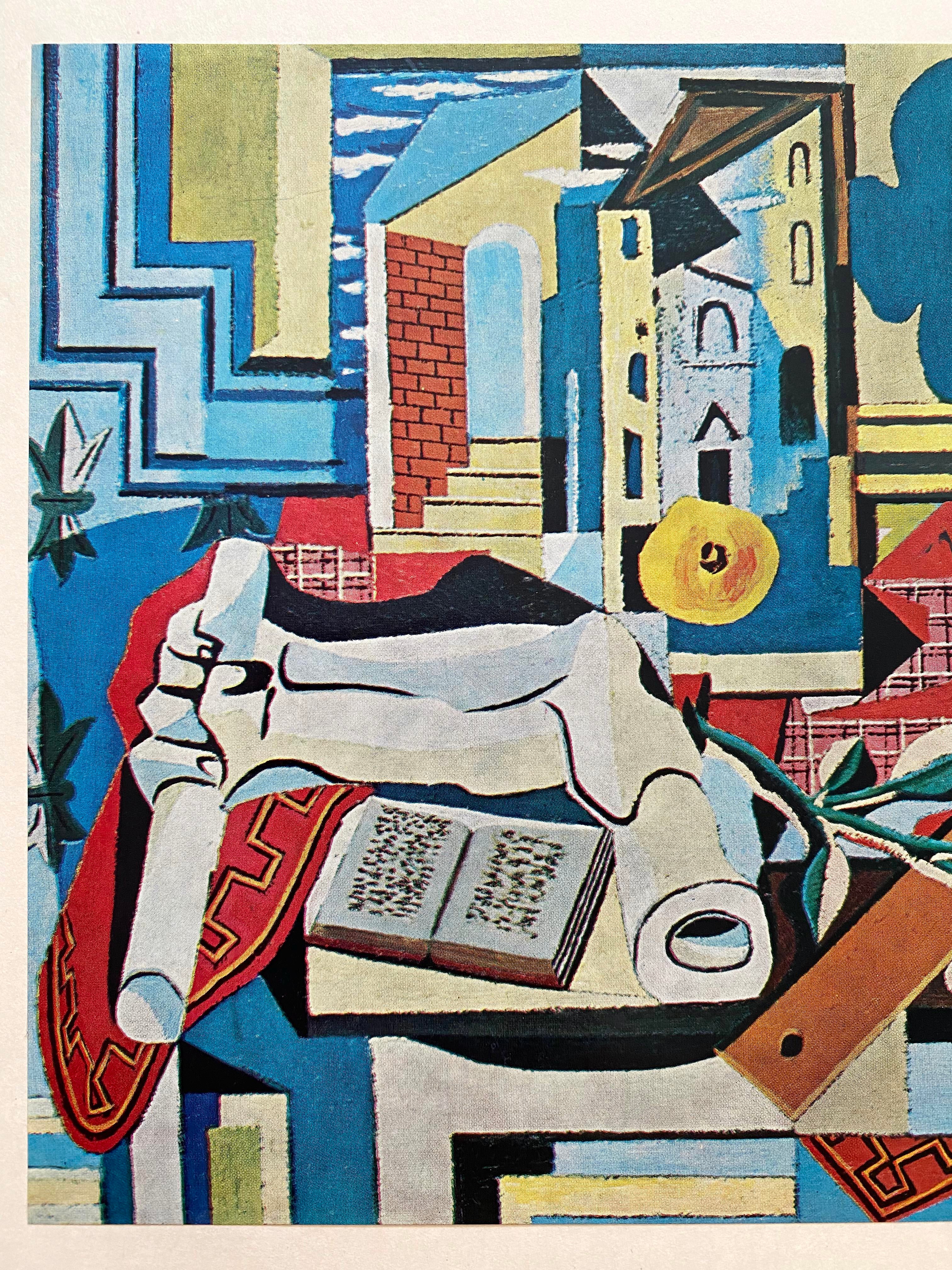 Pablo Picasso Vintage 1969 Modernist Lithograph Print 