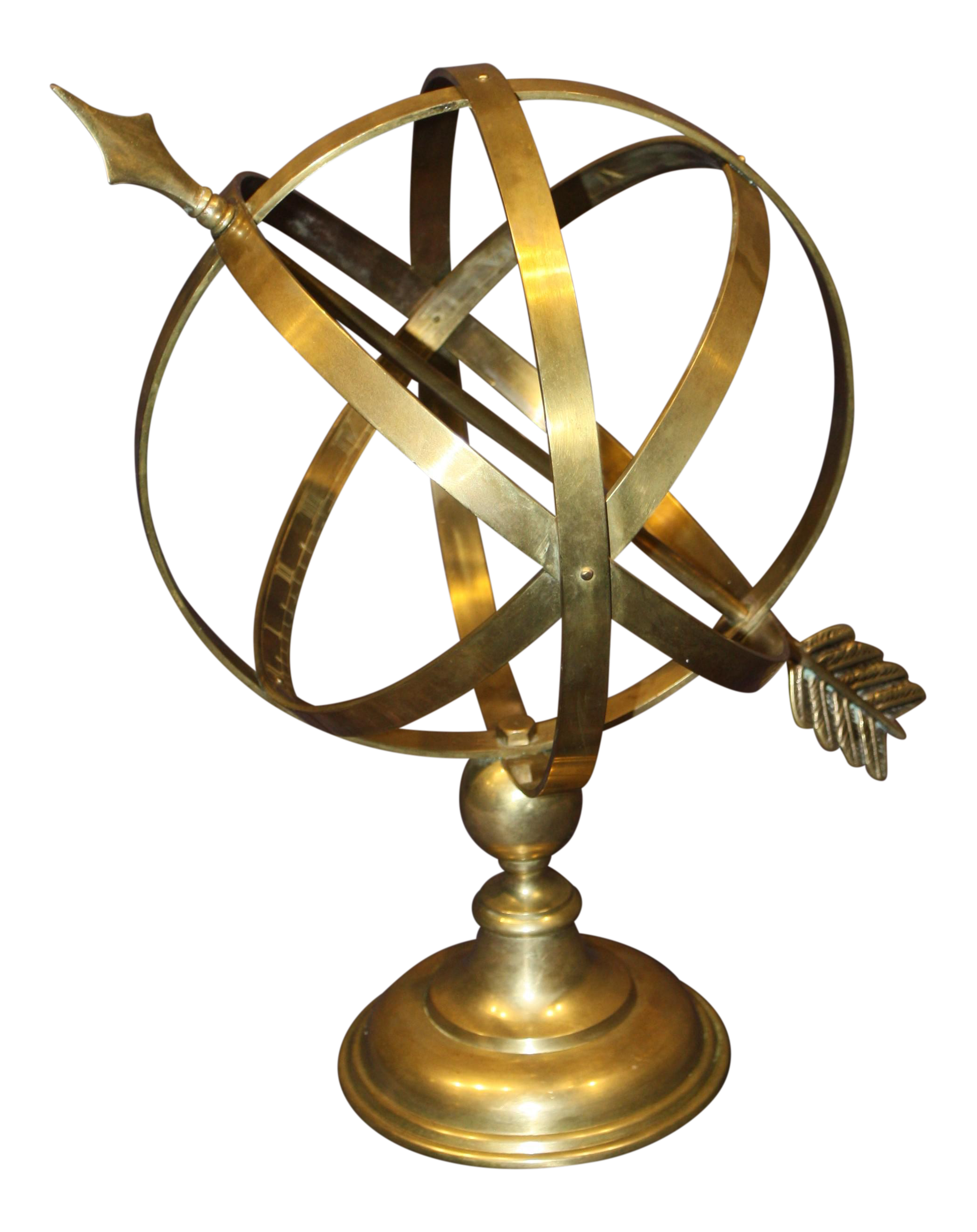 Solid Brass Armillary Sphere | Chairish