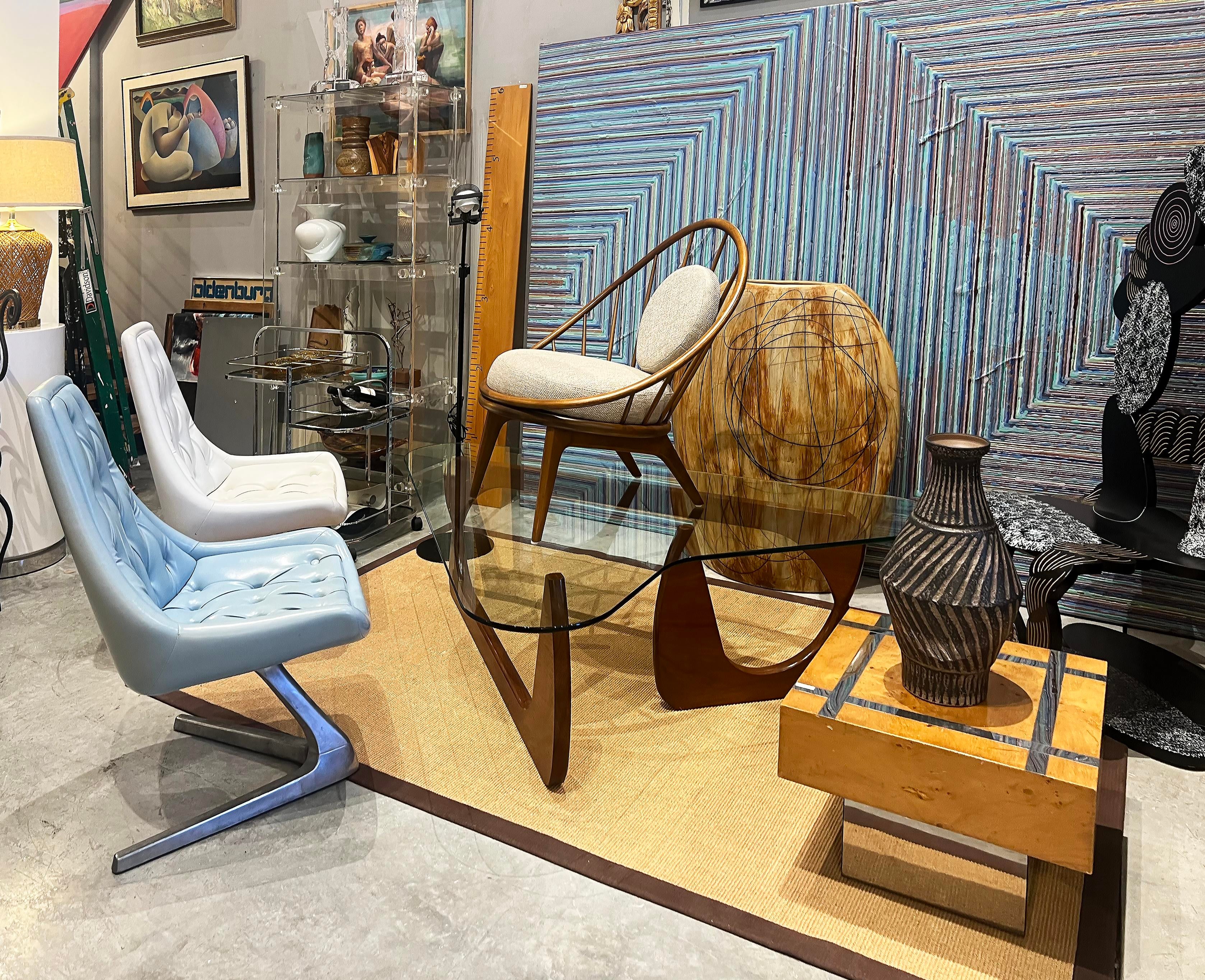 1966 Vladimir Kagan for Chromecraft, Sculpta Unicorn Chair