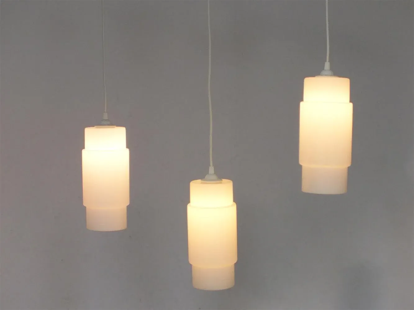 Glass Pendant Lamp from Iittala, 1950s