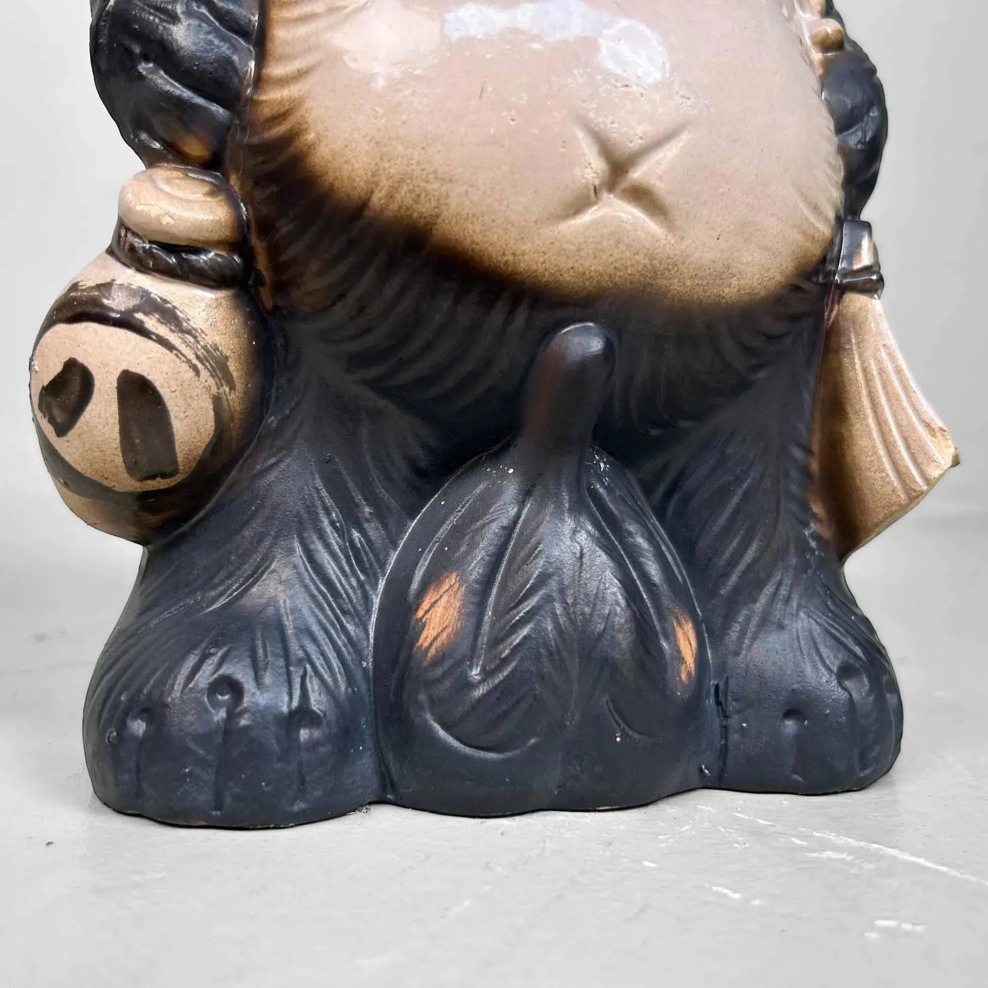 Decorative Tanuki Tanuki Statue, 1980s