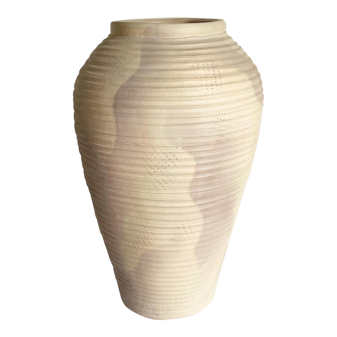 Postmodern People Brushed Ceramic Floor Vase Chairish