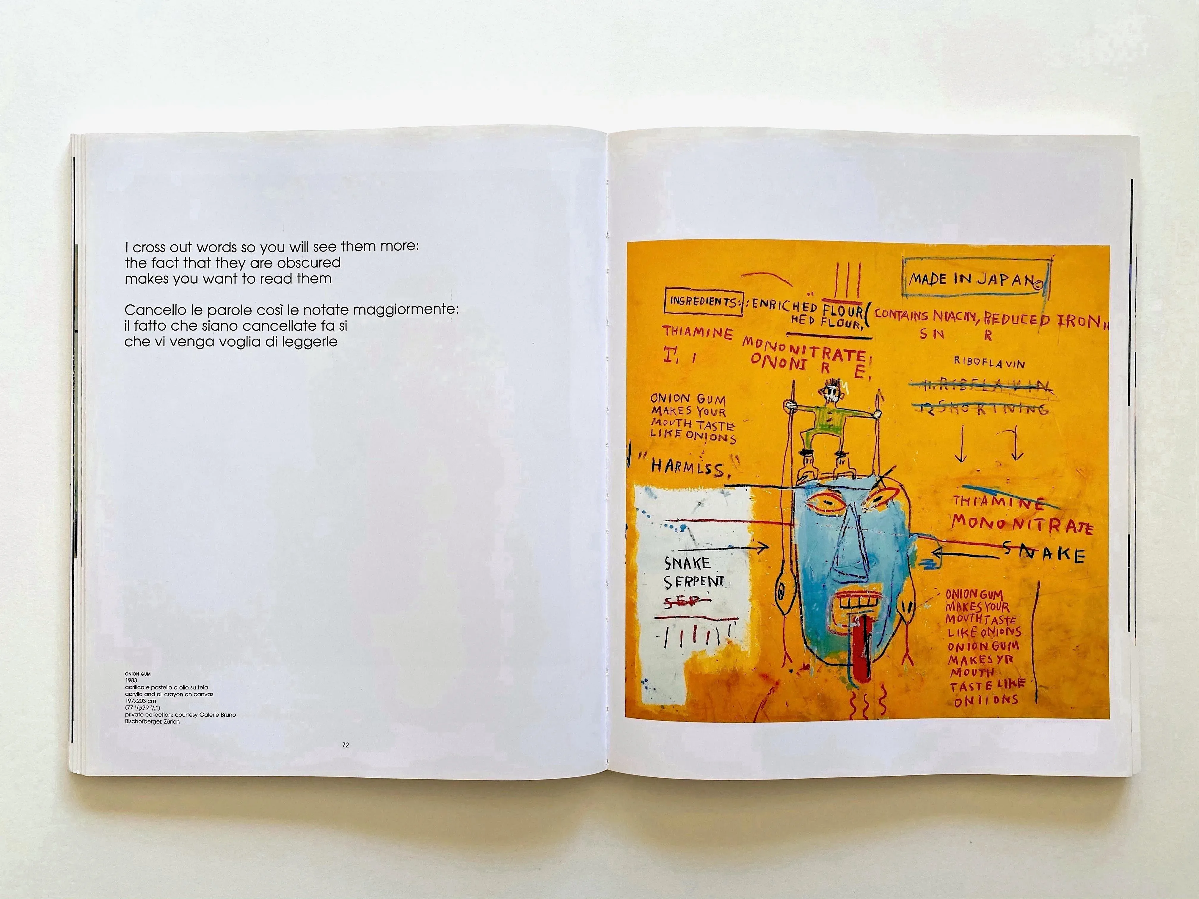 Jean Michel Basquiat Vintage 1999 First Edition Italian Museum