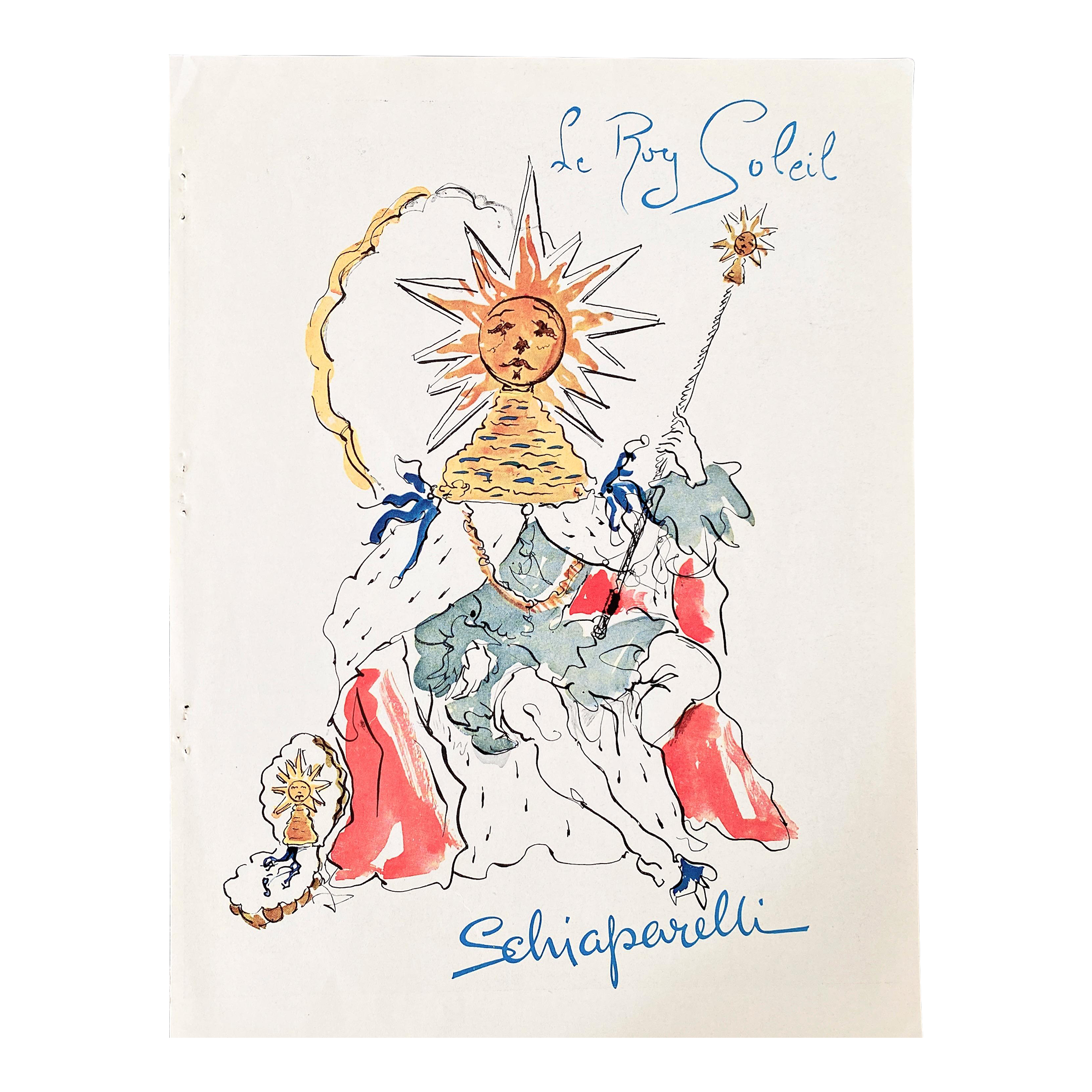 1947 French Vintage Schiaparelli Perfume Le Roy Soleil