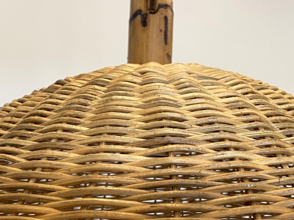 Uncle Scrooge # 28 (Dell Publishing Co., 1959)Bamboo & Wicker Chandeliers, 1970s, Set of 7