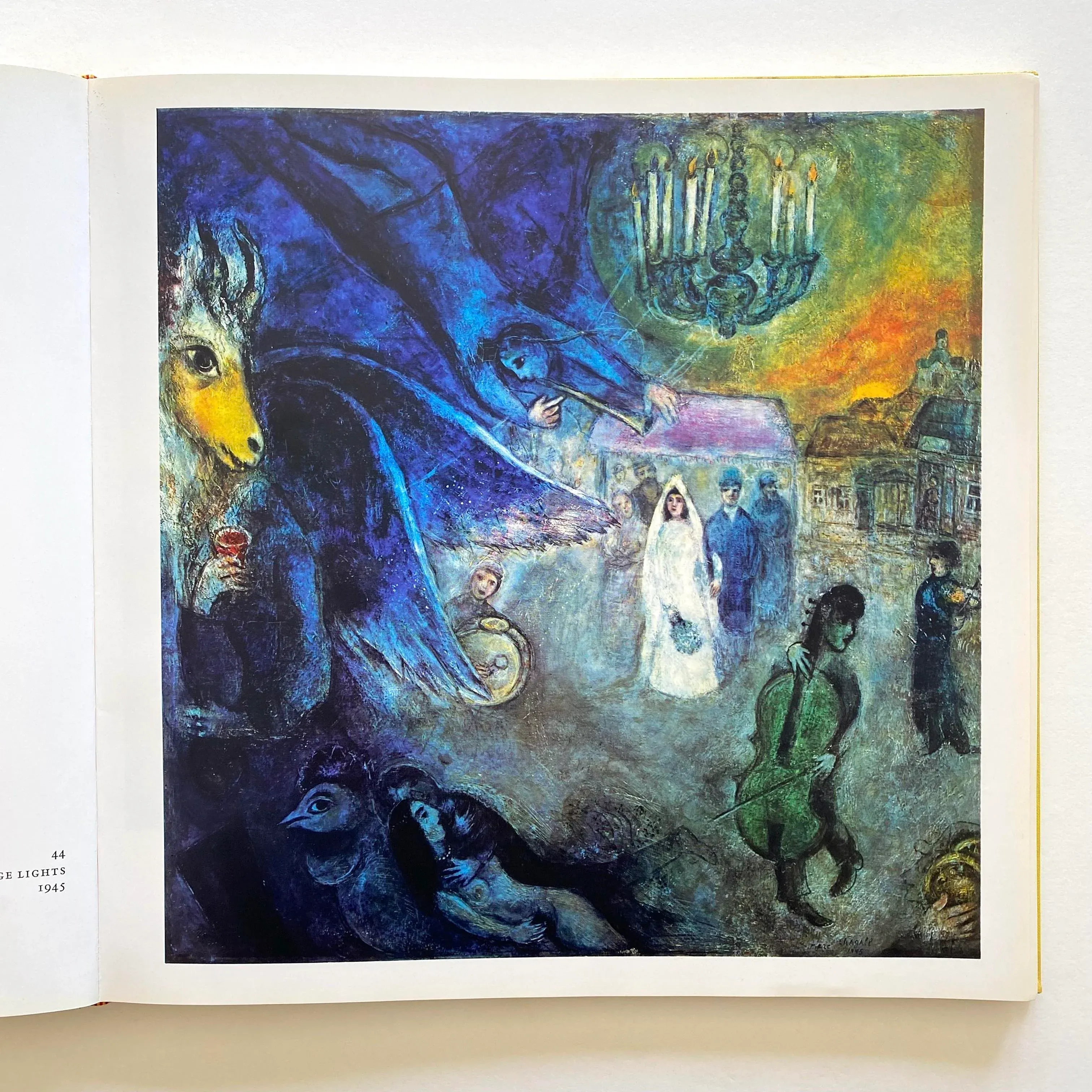 Marc Chagall Vintage 1974 First Edition Mourlot Lithograph