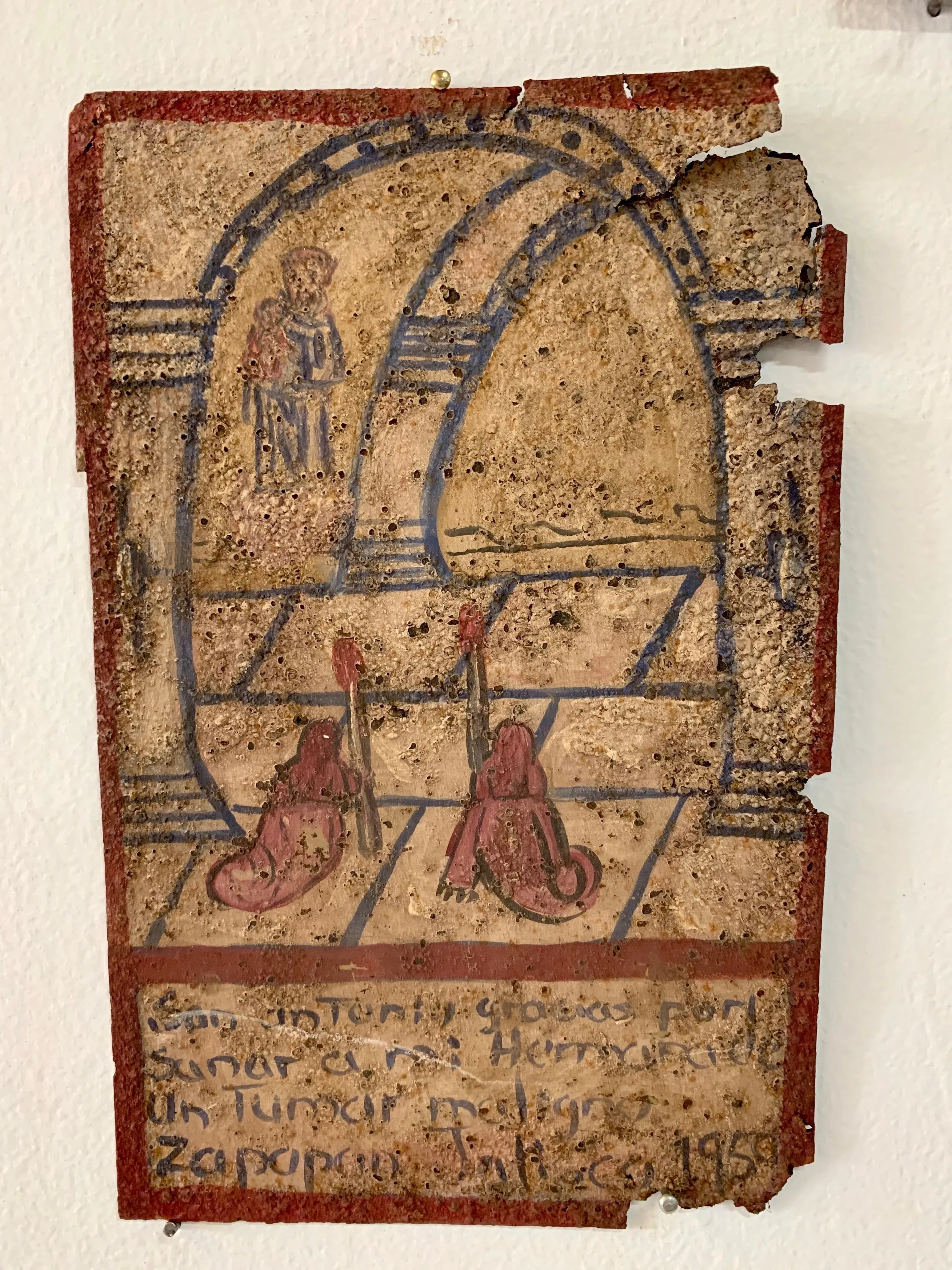Collection of Mexican Prayer Plaques \