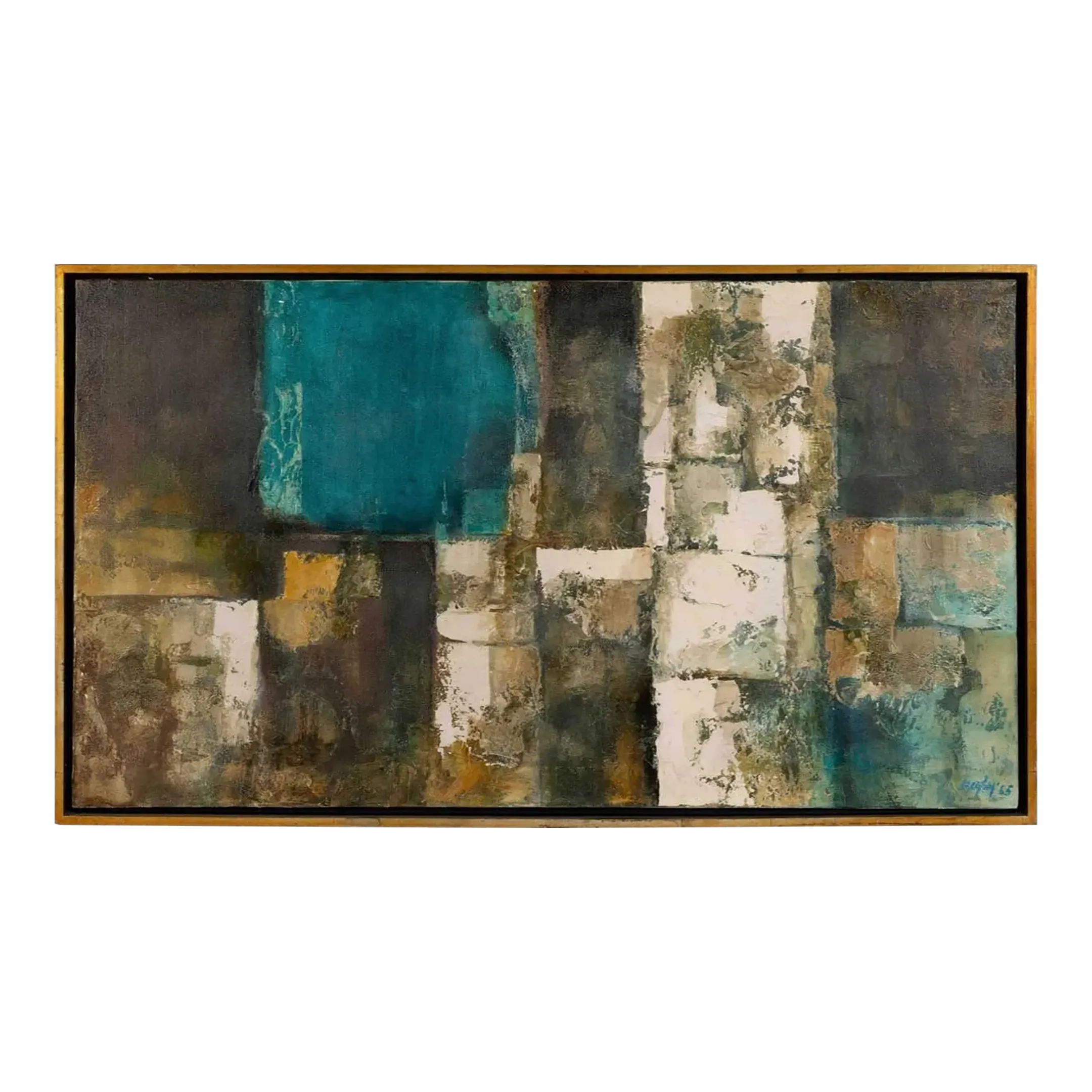 JOSEPH SZEGHY (American, 1923-2007) Abstract Oil on Canvas, Mid