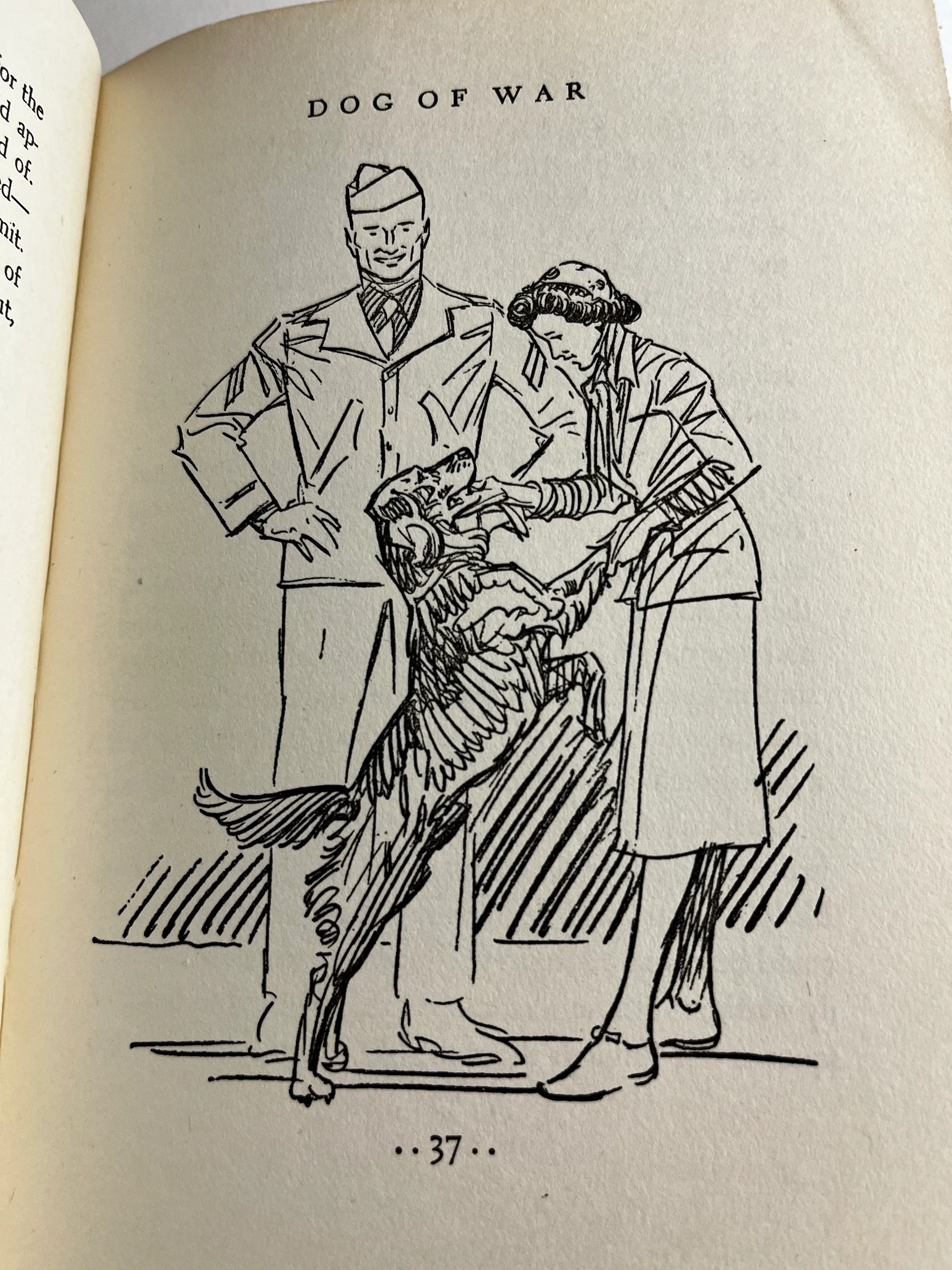 1944 Dog of War Fairfax Downey Book
