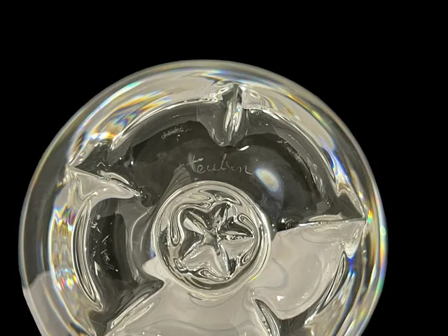 スチューベン　STEUBEN apple Late 20th Century Steuben Glass Apple | Chairish