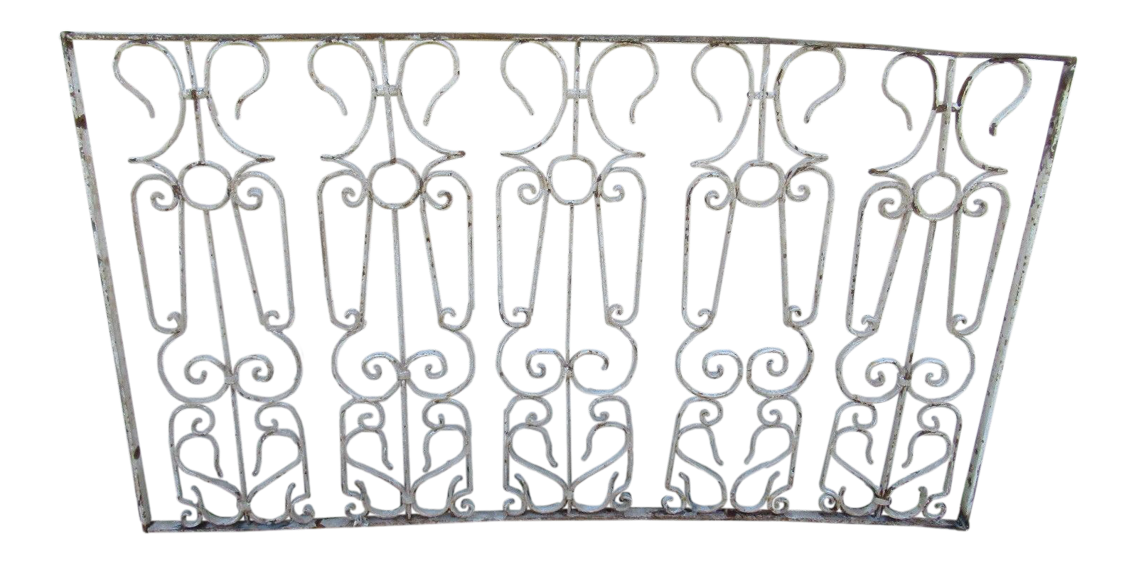 Antique Victorian Iron Gate | Chairish