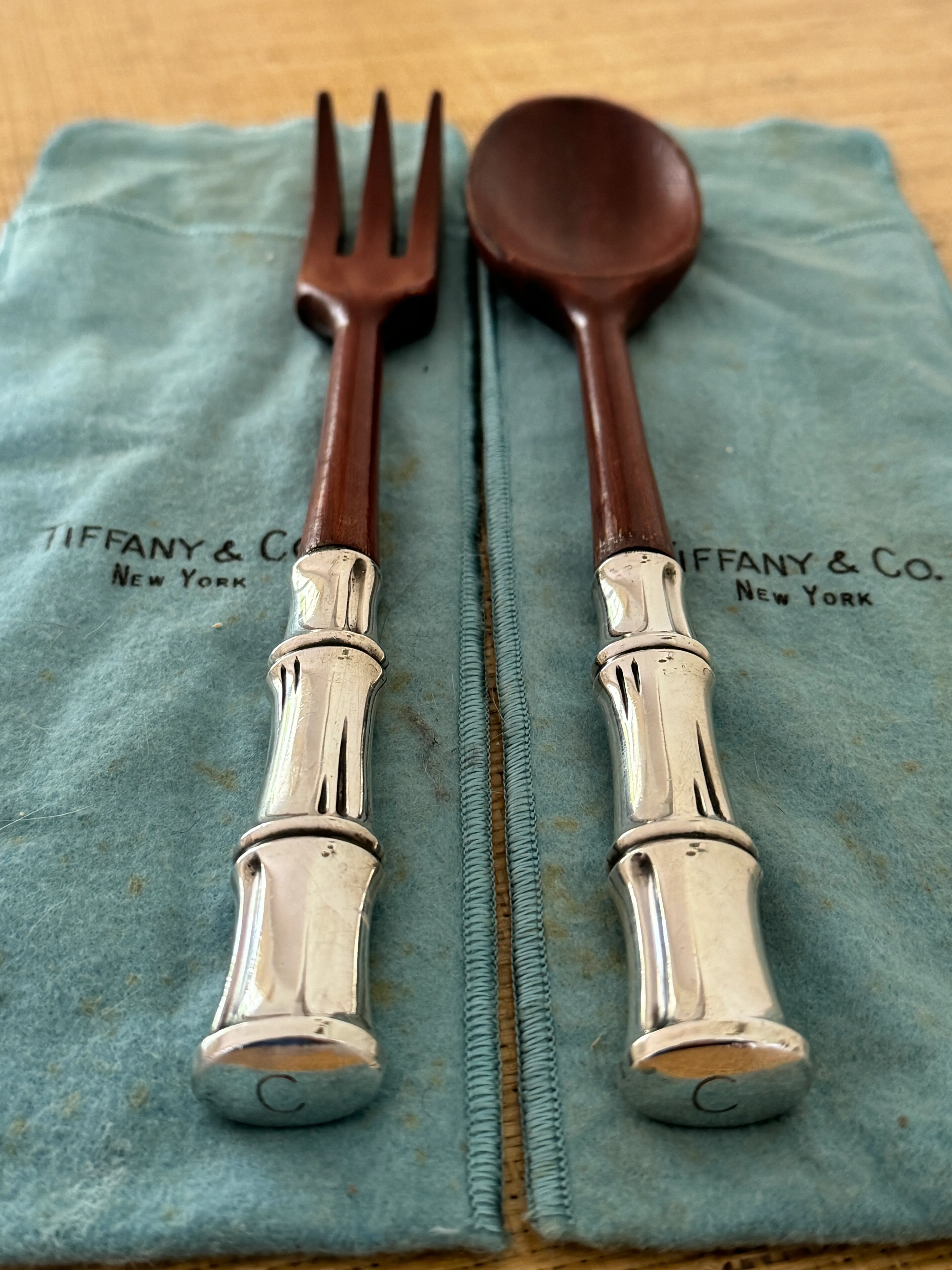 Tiffany スターリングシルバー BAMBOO カトラリーセット 銀食器