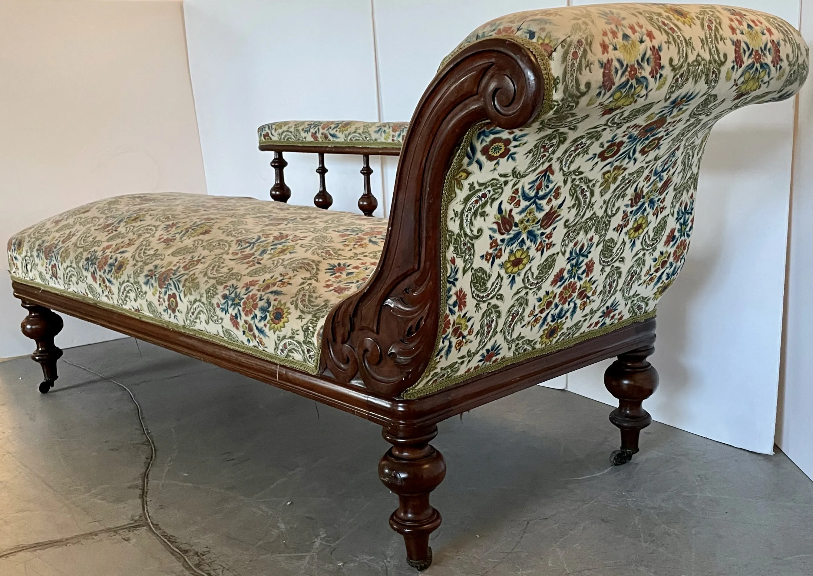 1940's Chaise Lounge Chairish