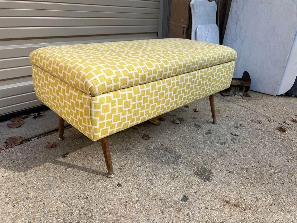 Furniture Yellow Upholstered Bench Home Furniture Bed Bench Yellow