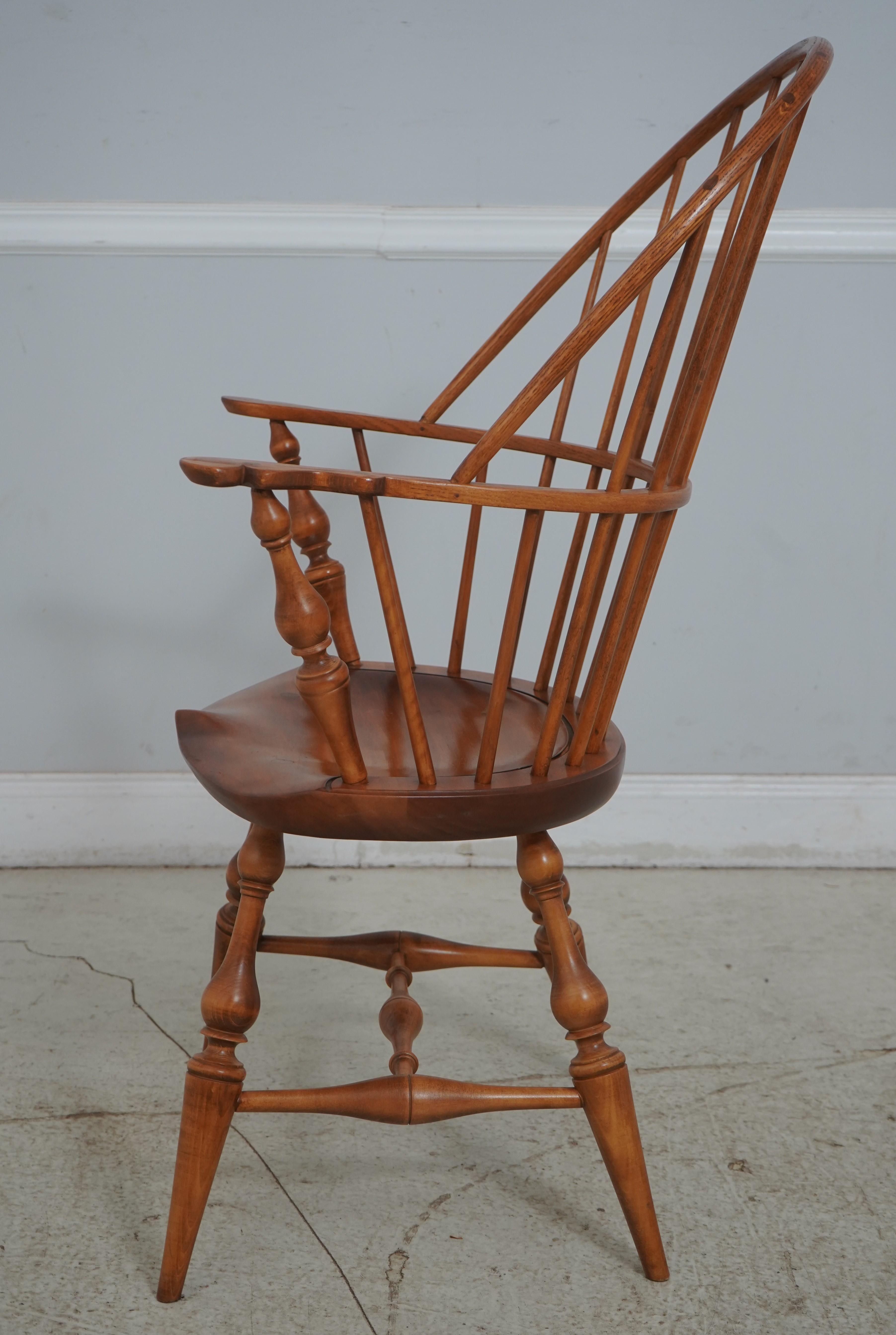 Set of Dr Dimes Loop Back Windsor Dining Room Chairs Chairish