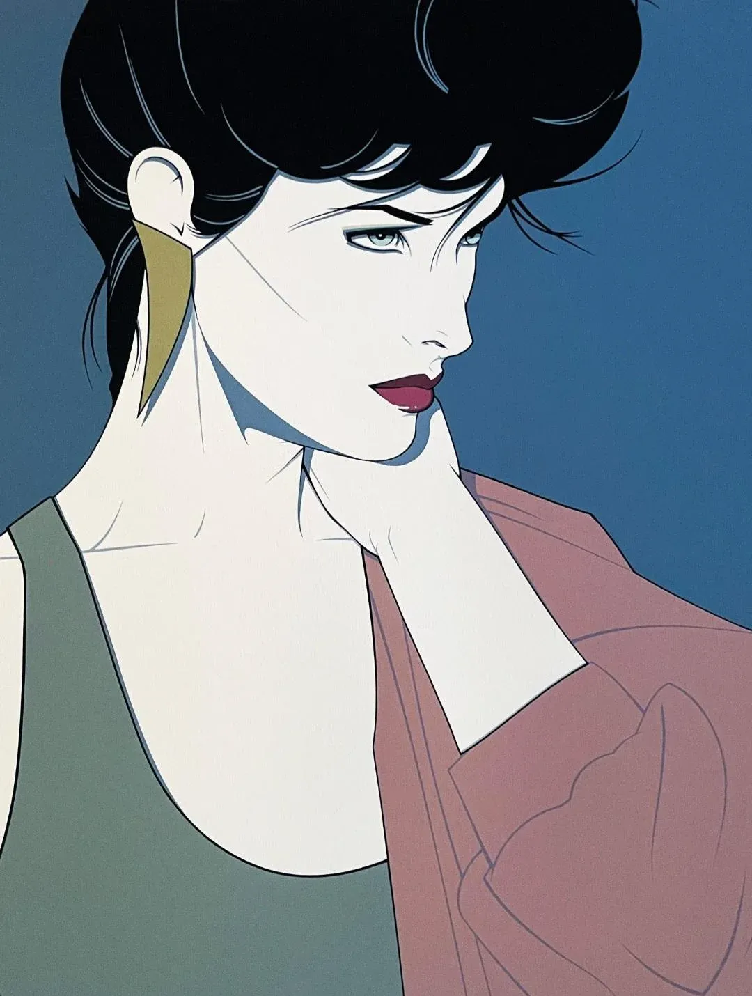 Patrick Nagel “Exhibition” Serigraph No. 10 – Mirage Editions