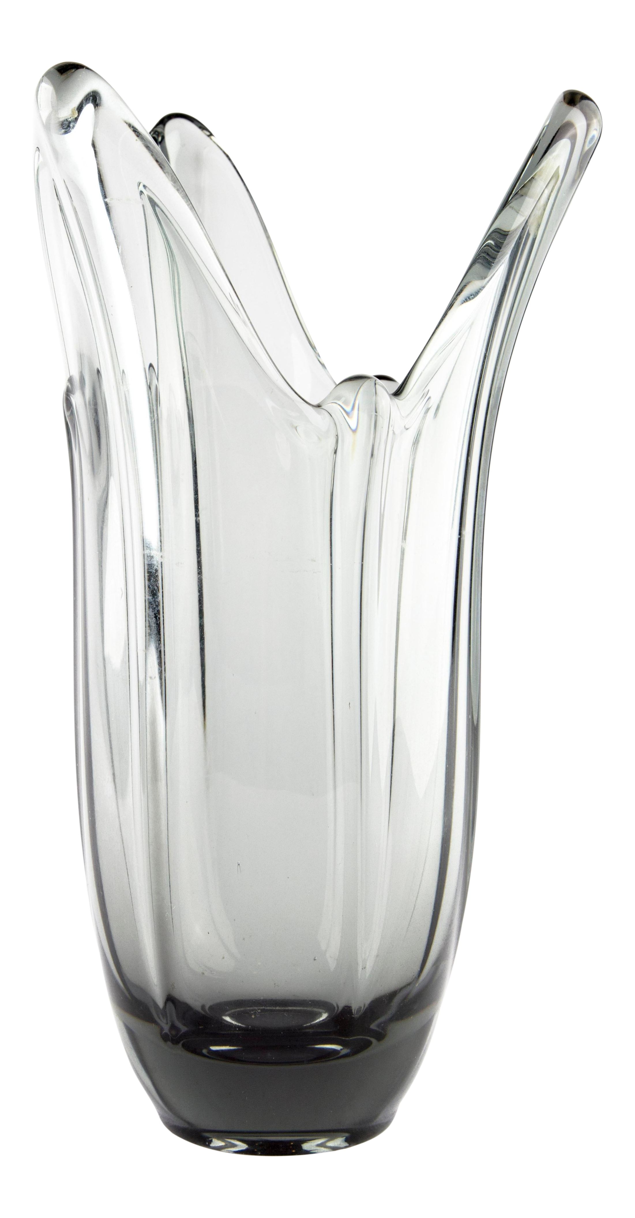 1950 S Handmade Fostoria Crystal Vase Chairish