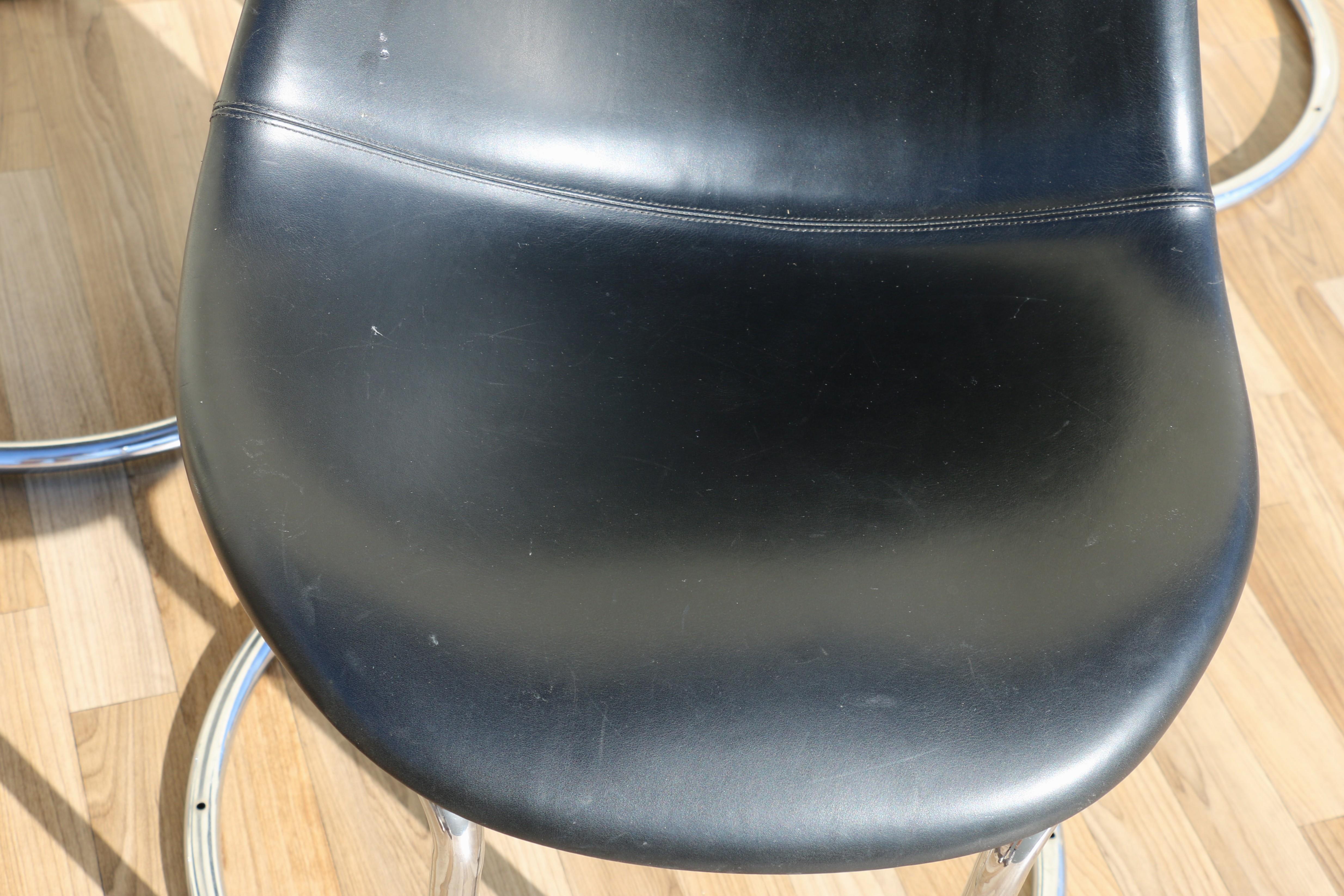 Set of Six “Maia” Dining Chairs by Giotto Stoppino for Bernini