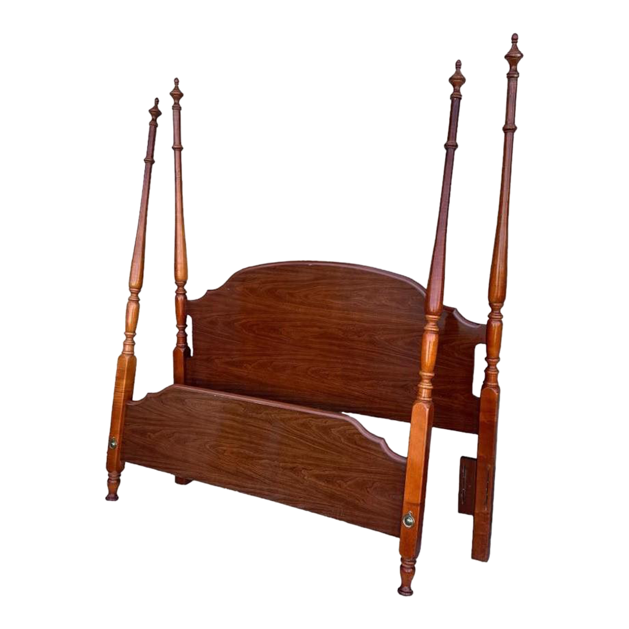 Broyhill Cherry Wood Queen Size Bed Made in North Carolina