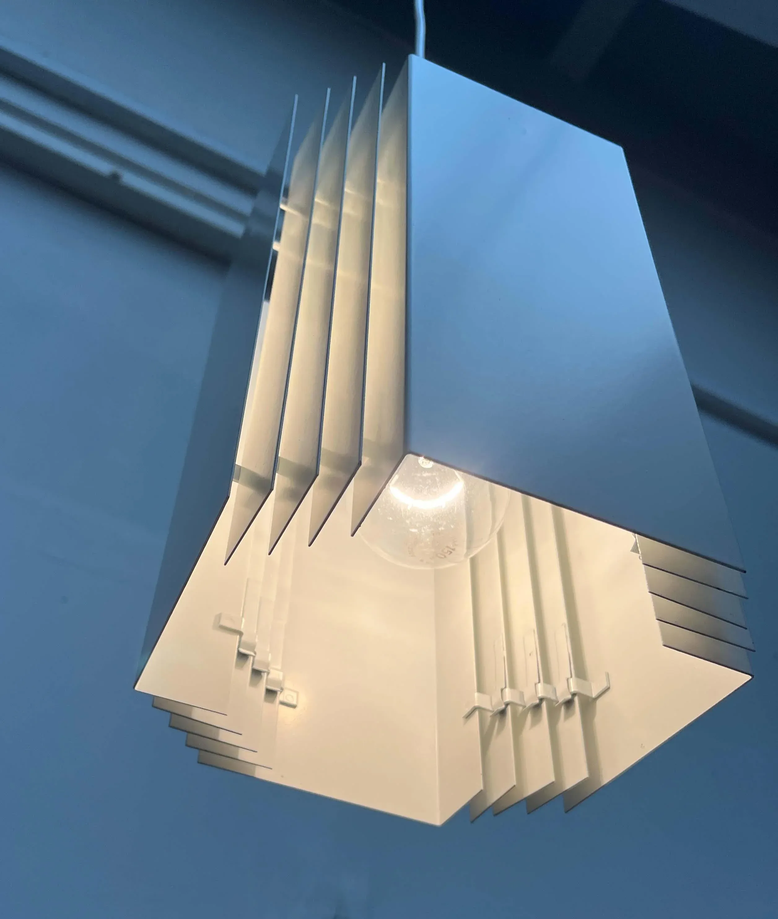 Mid-Century Modern Minimalist Model 61-184 Harmony Pendant Lamp by Heikki Turunen for Stockmann Orno, Finland, 1960s
