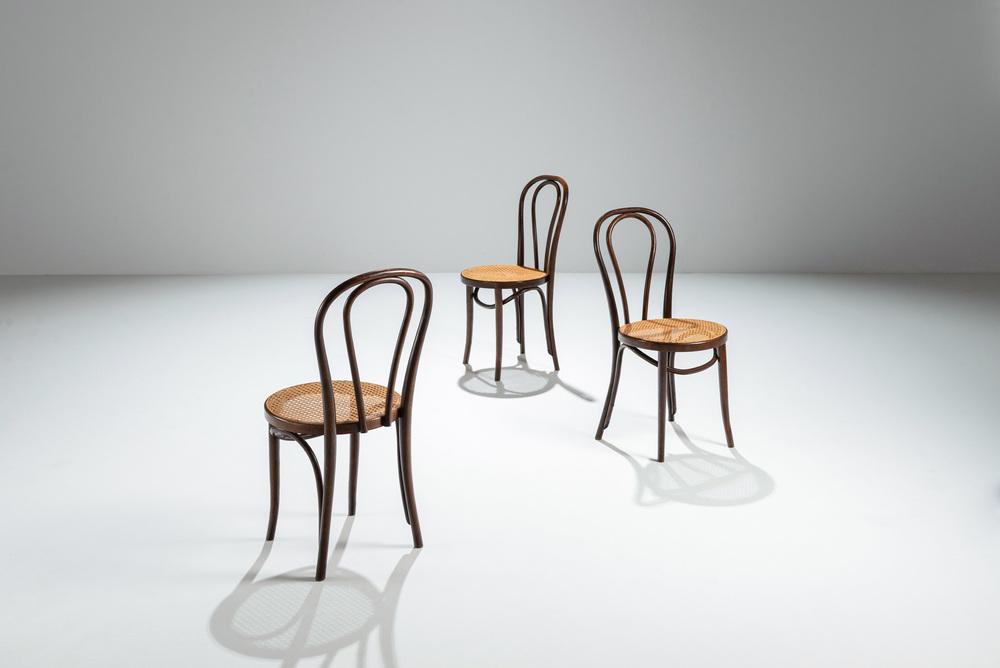 Vintage Chaplin Chairs from Thonet, 1960s, Set of 3