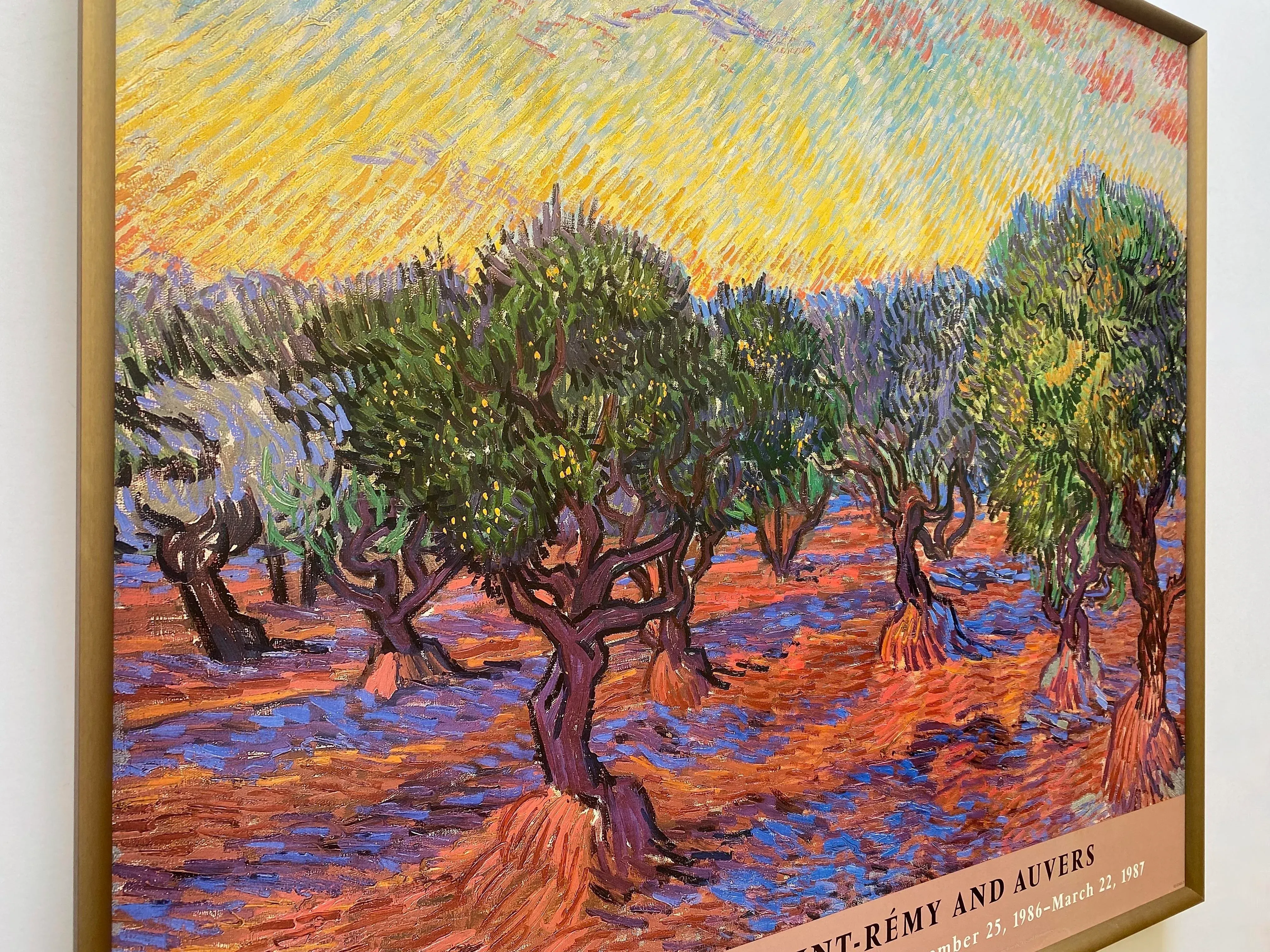 ブラジリエ　【秘密の庭】　lithograph vincent-van-gogh-vintage-1986-