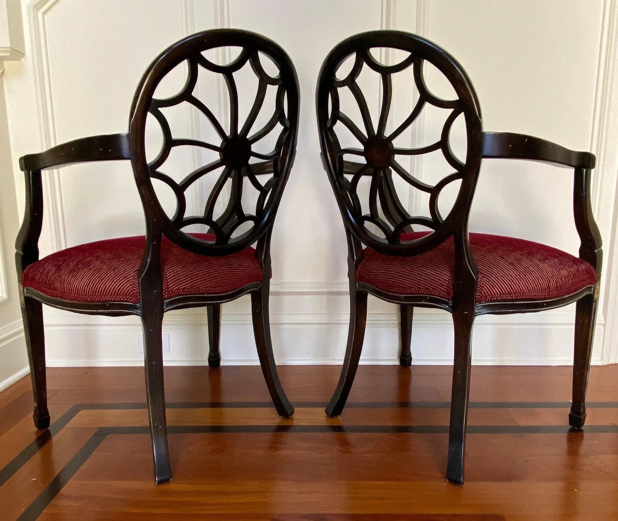 椅子 spider back arm chair Vintage Spider-Back Arm Chairs—A Pair | eBay